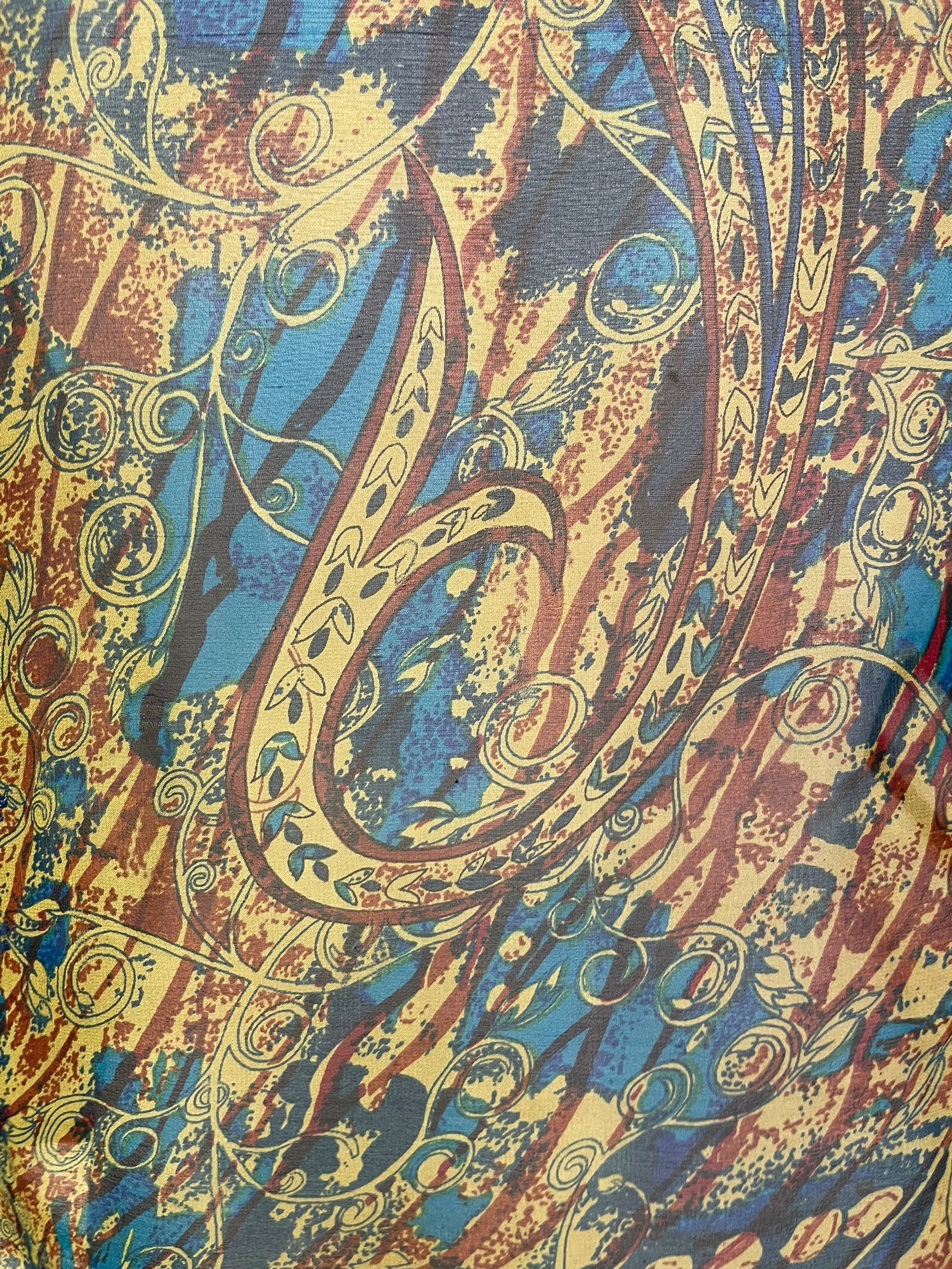 PRG6810 Sheer Wabi Sabi Pure Silk Boxy Top