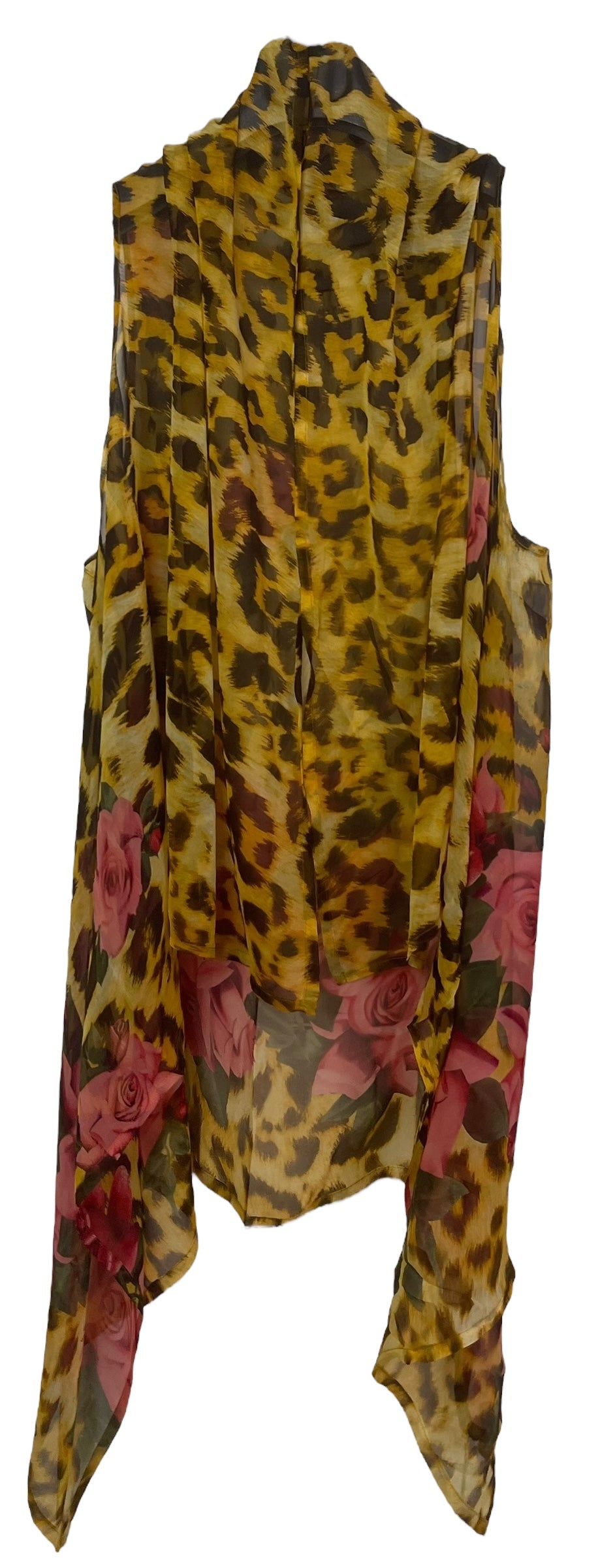 PRG7433B Sheer Wabi Sabi Pure Silk Versatile Vest