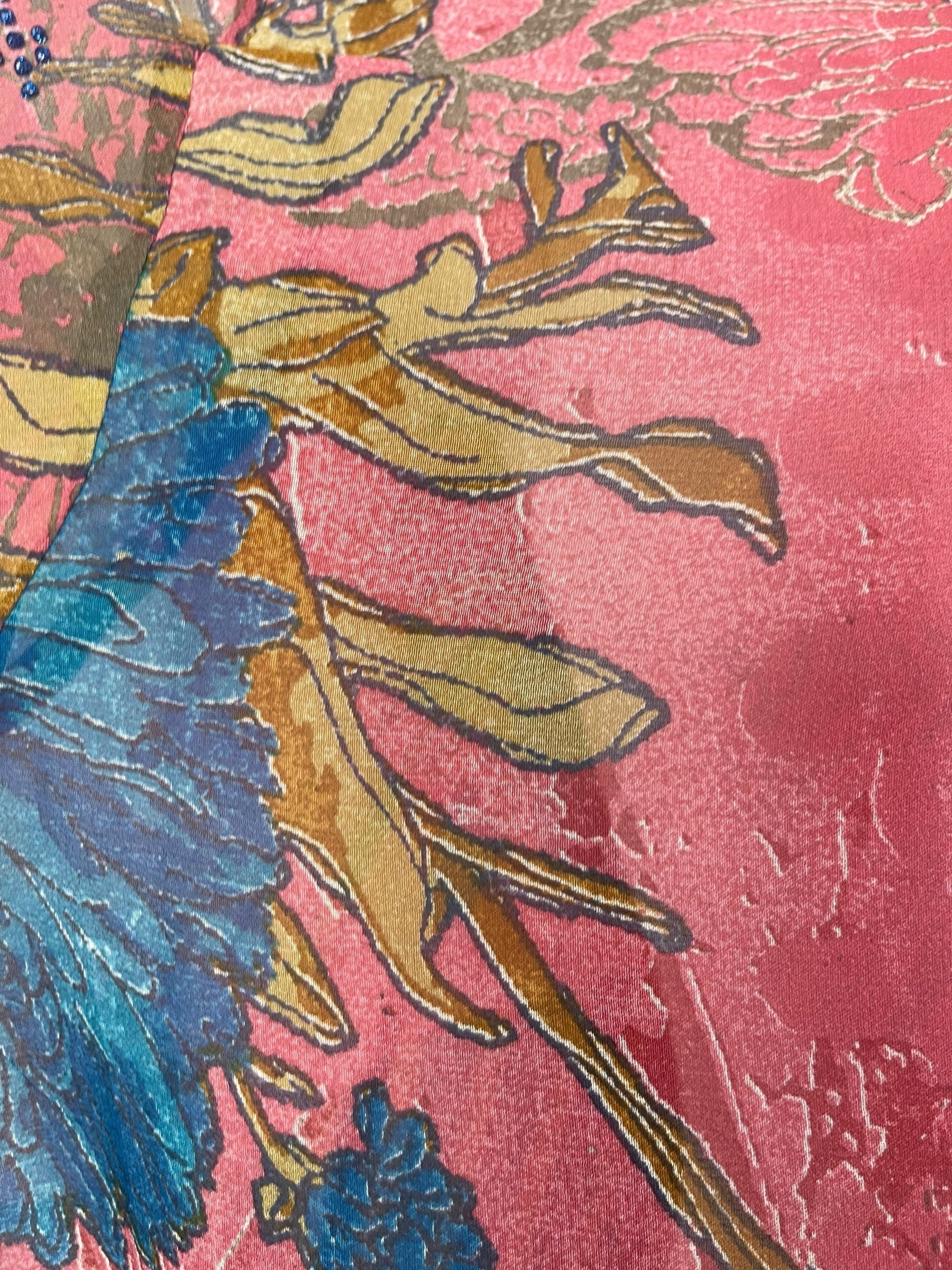 PRG7782 Sheer Avatar Pure Silk Self Pocket Tunic Dress