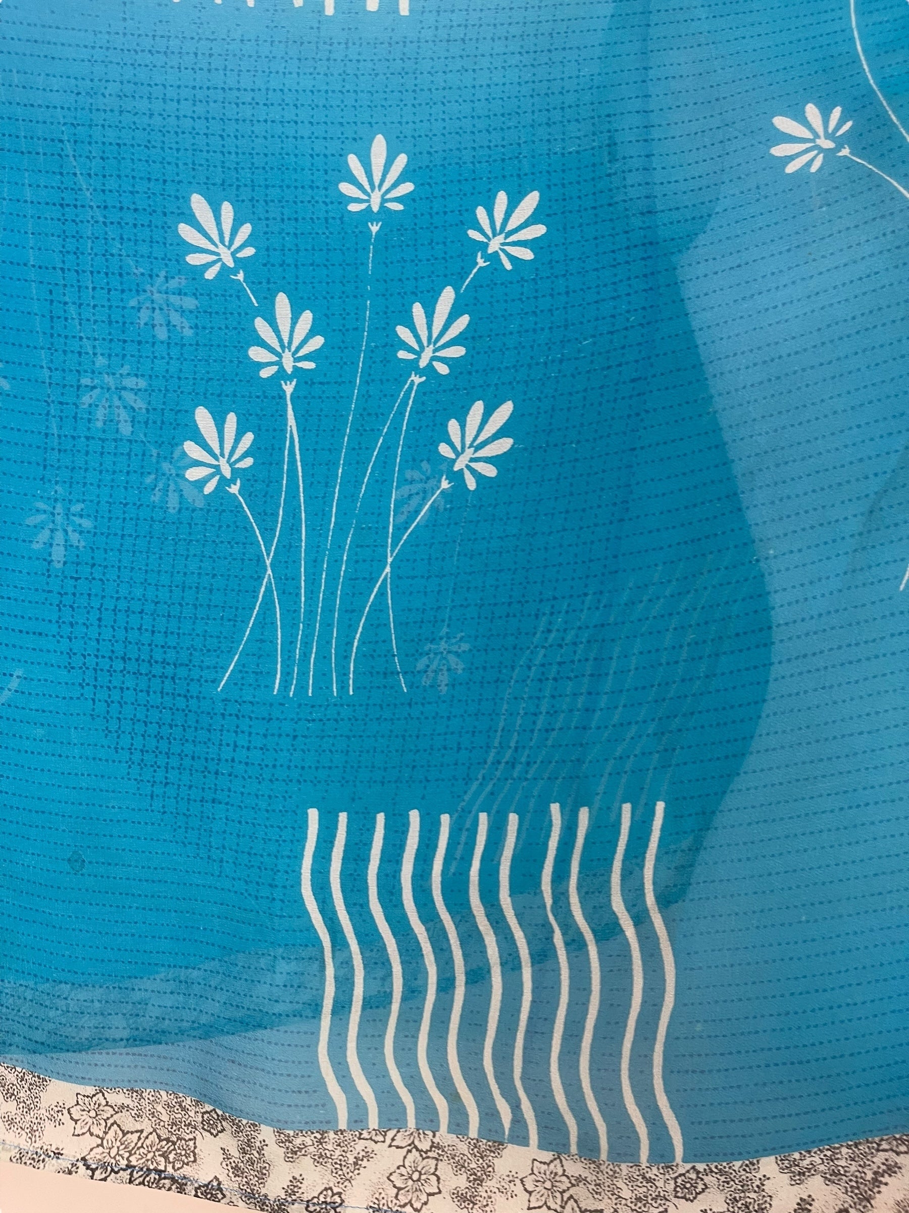 PREVIEW PRG7905 Sheer Pure Silk Wabi Sabi Capelet Poncho by DECEMBER2025 – Handmade ethical Poncho from sariKNOTsari using upcycled silk. Designed in Canada for travel and slow fashion, loved from Toronto to LA to Sydney.