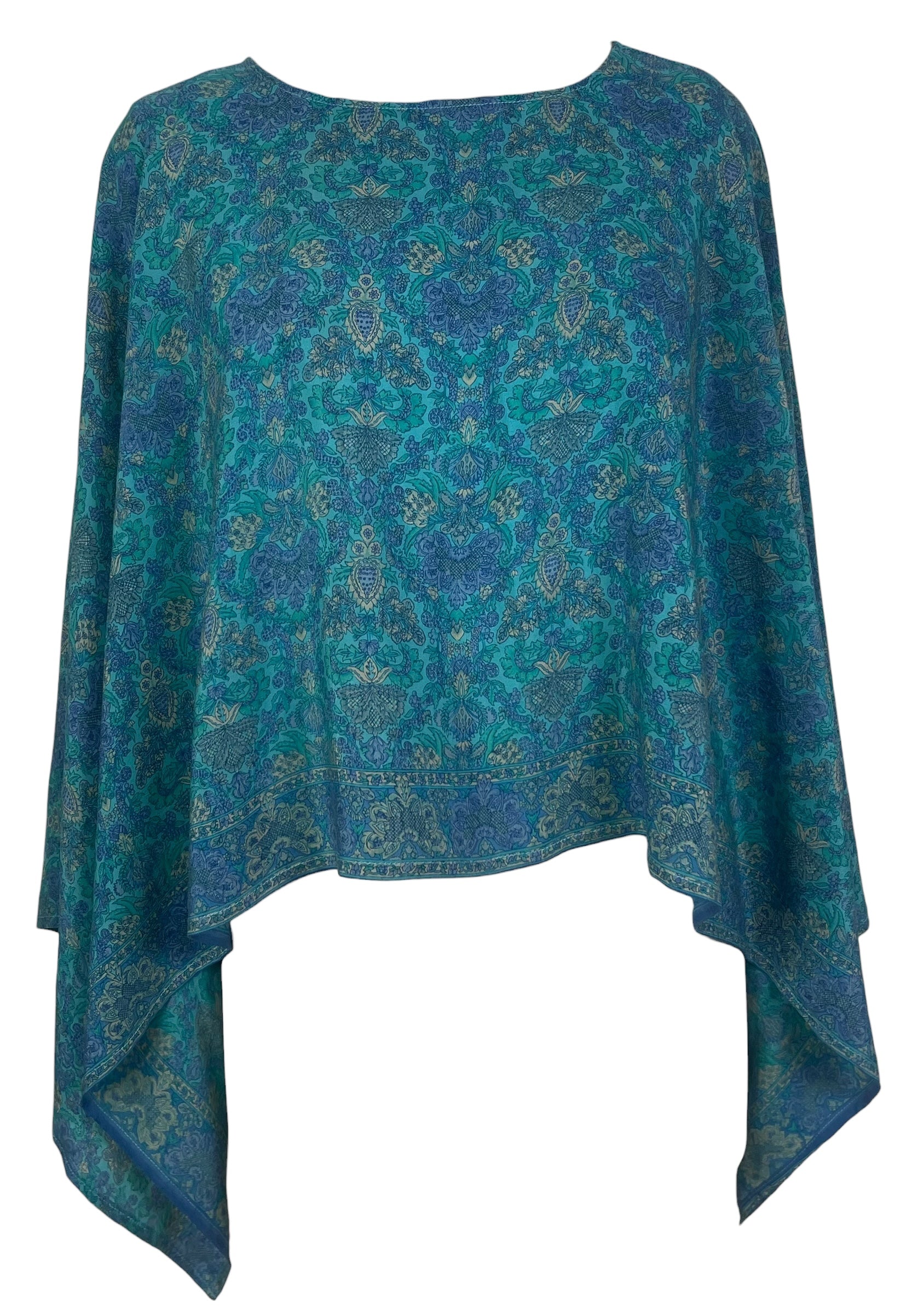PREVIEW PRC8498 Pure Silk Wabi Sabi Capelet Poncho