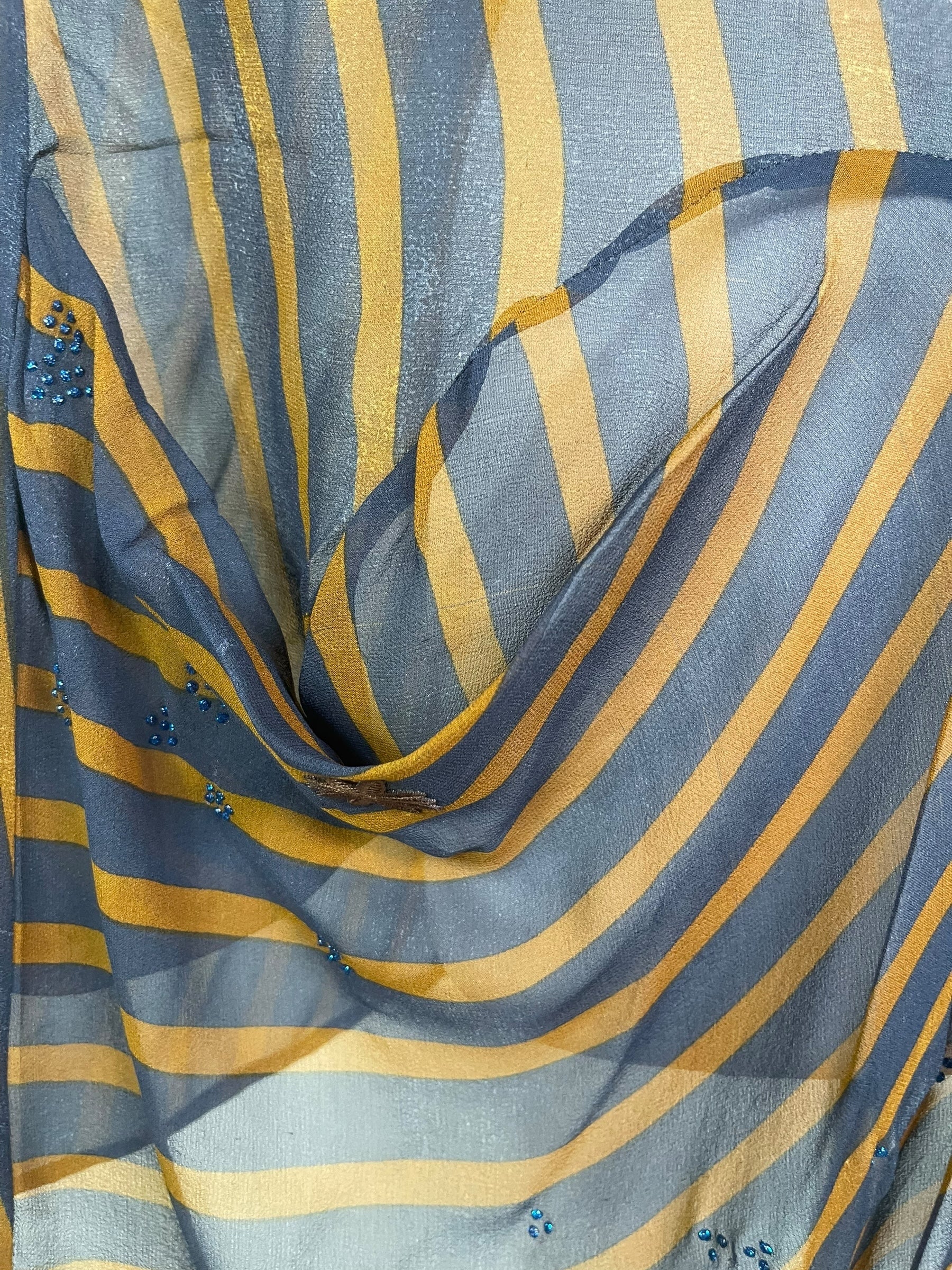 PRG7782 Sheer Avatar Pure Silk Self Pocket Tunic Dress