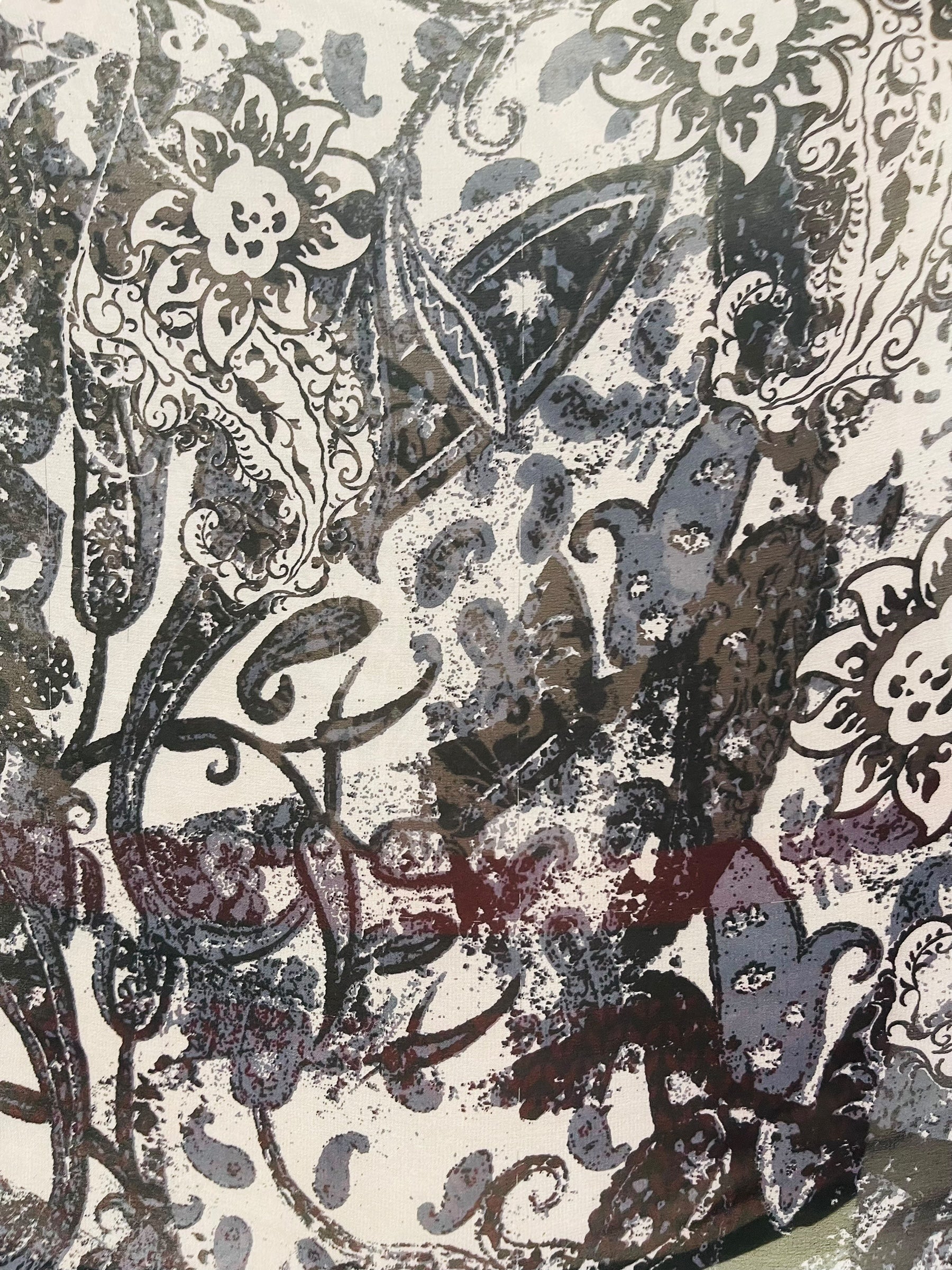 DEEANNS PRG7711 Sheer Avatar Pure Silk Capelet Poncho