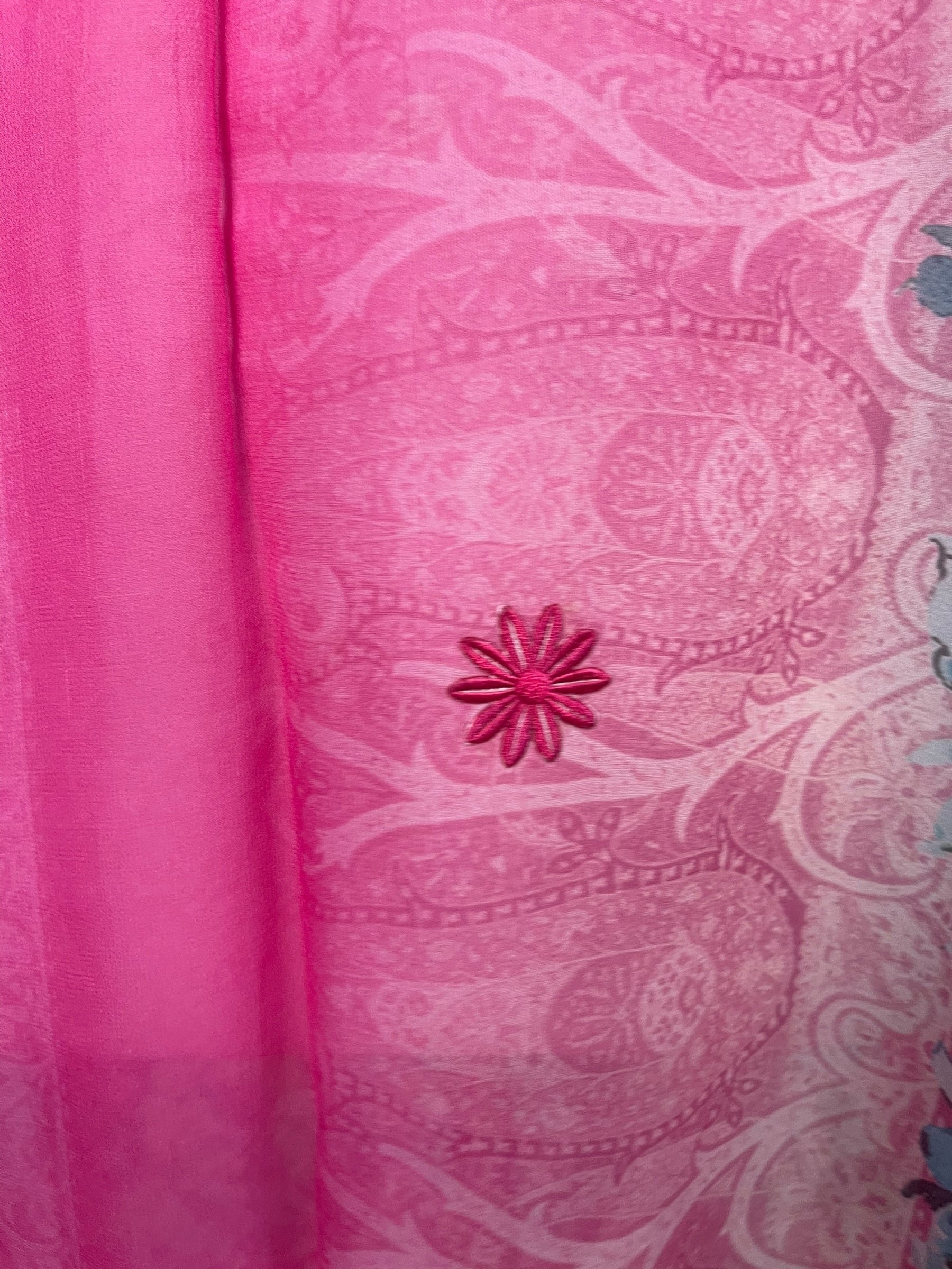 PREVIEW PRG8569 Sheer Avatar Pure Silk Midi Length Kaftan by MARCH2026 – Handmade ethical Midi Length Kaftan from sariKNOTsari using upcycled silk. Designed in Canada for travel and slow fashion, loved from Toronto to LA to Sydney. Featuring Zsiska, Bryn Walker and Artisan Leather coats by Rejean Pepin, Pepin designs