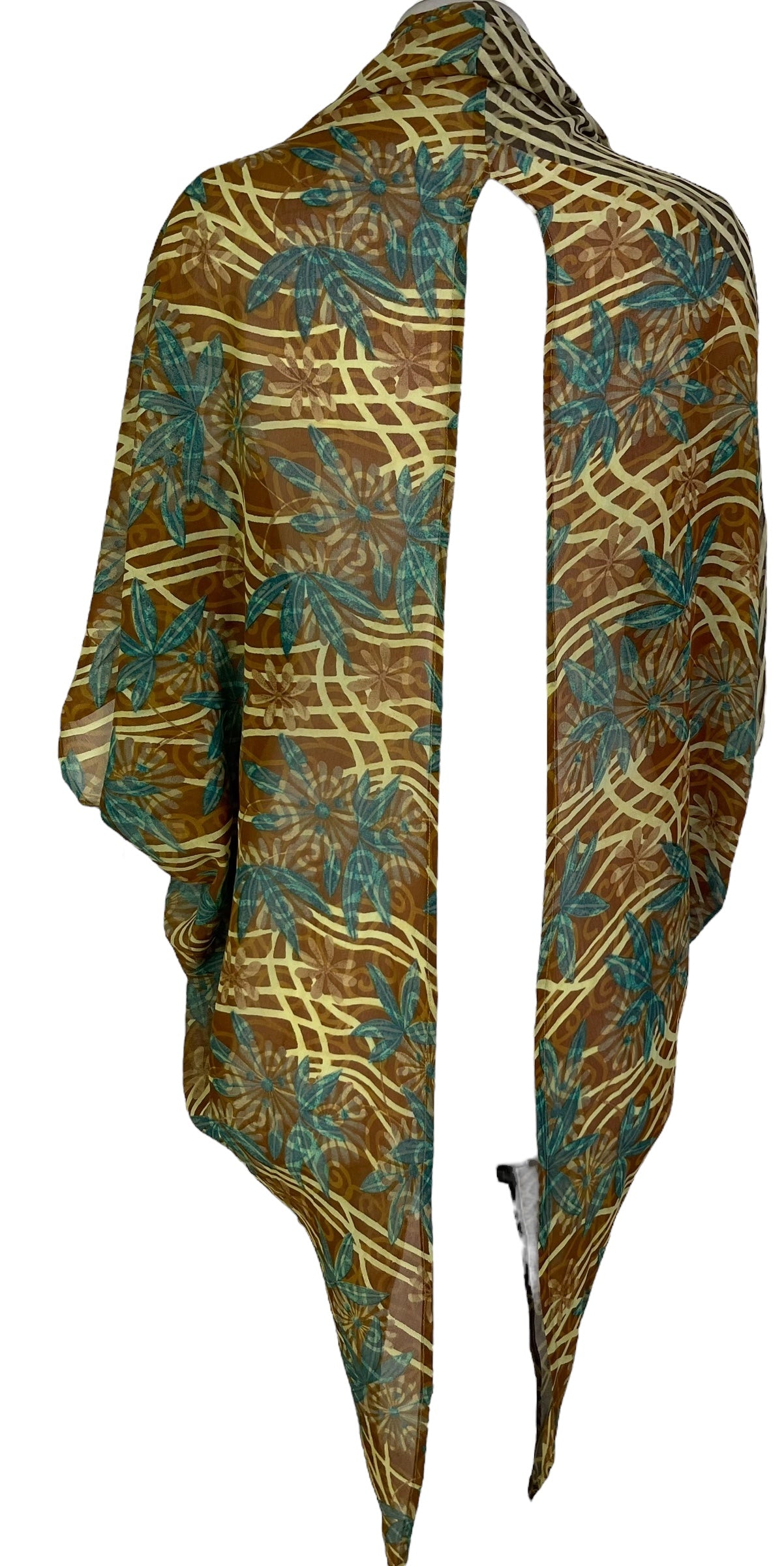 PRG7067 Sheer Wabi Sabi Pure Silk Cardigan