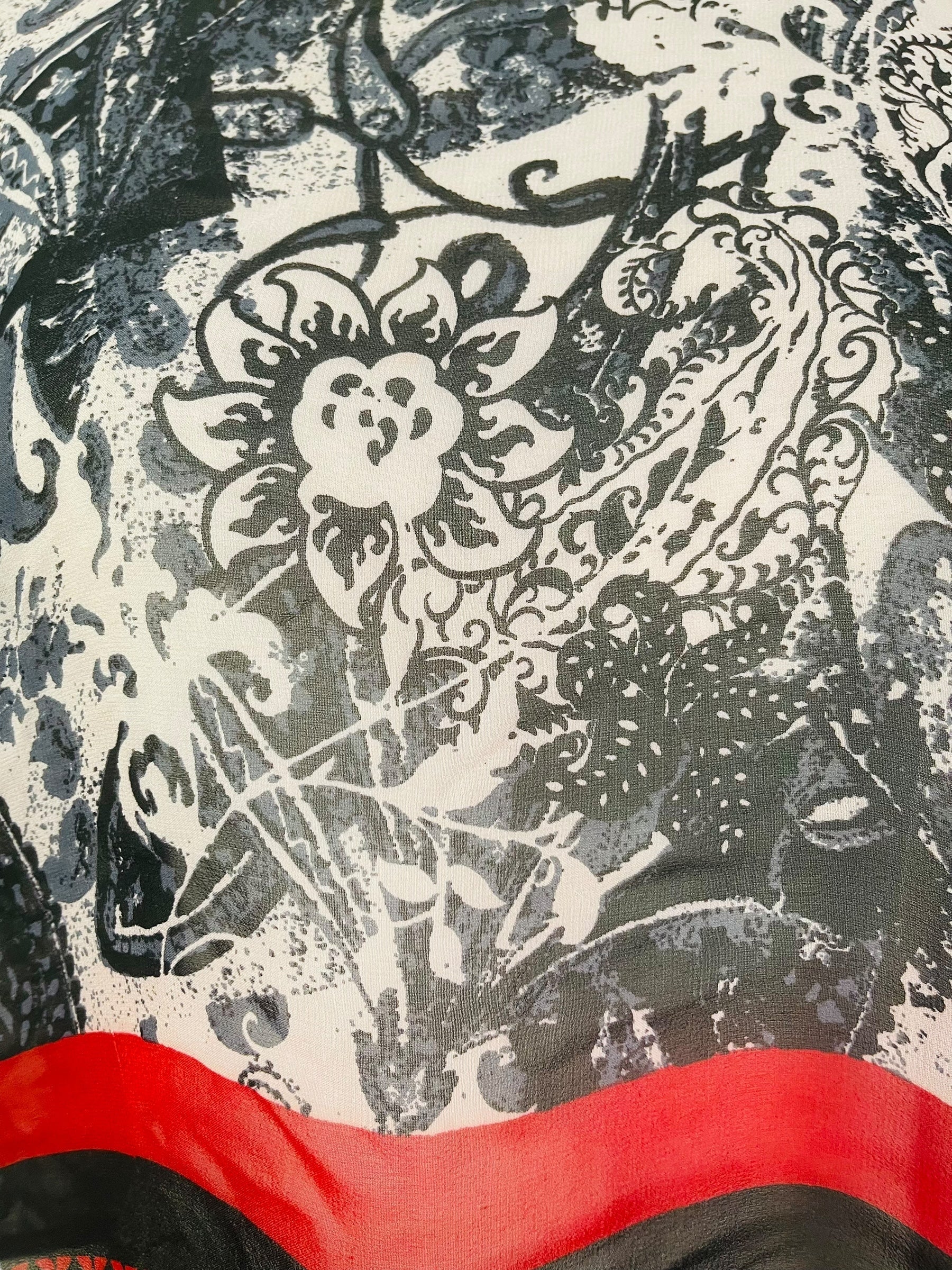 DEEANNS PRG7711 Sheer Avatar Pure Silk Capelet Poncho