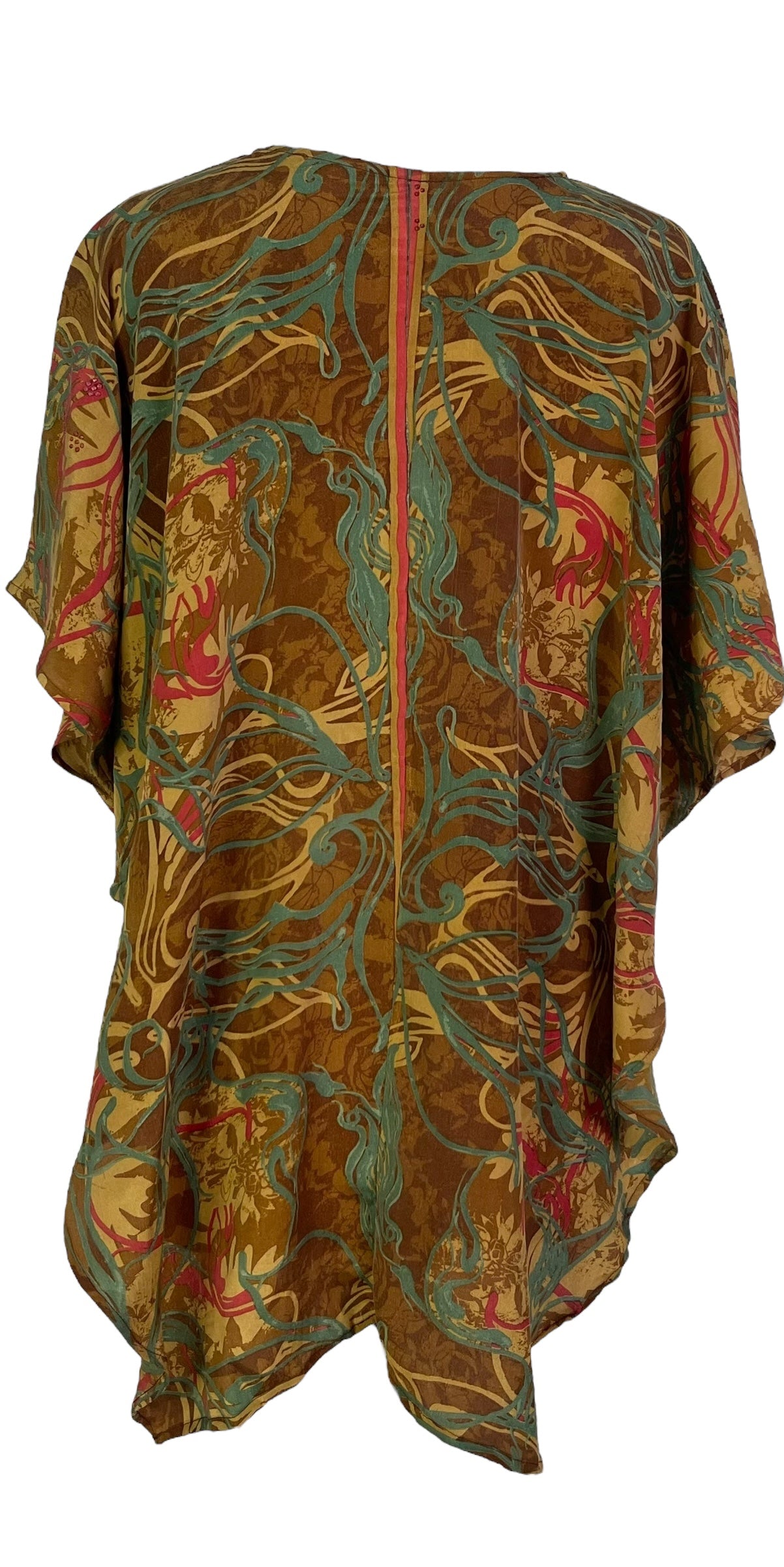 PRC7281 Wabi Sabi Pure Silk Waterfall Top