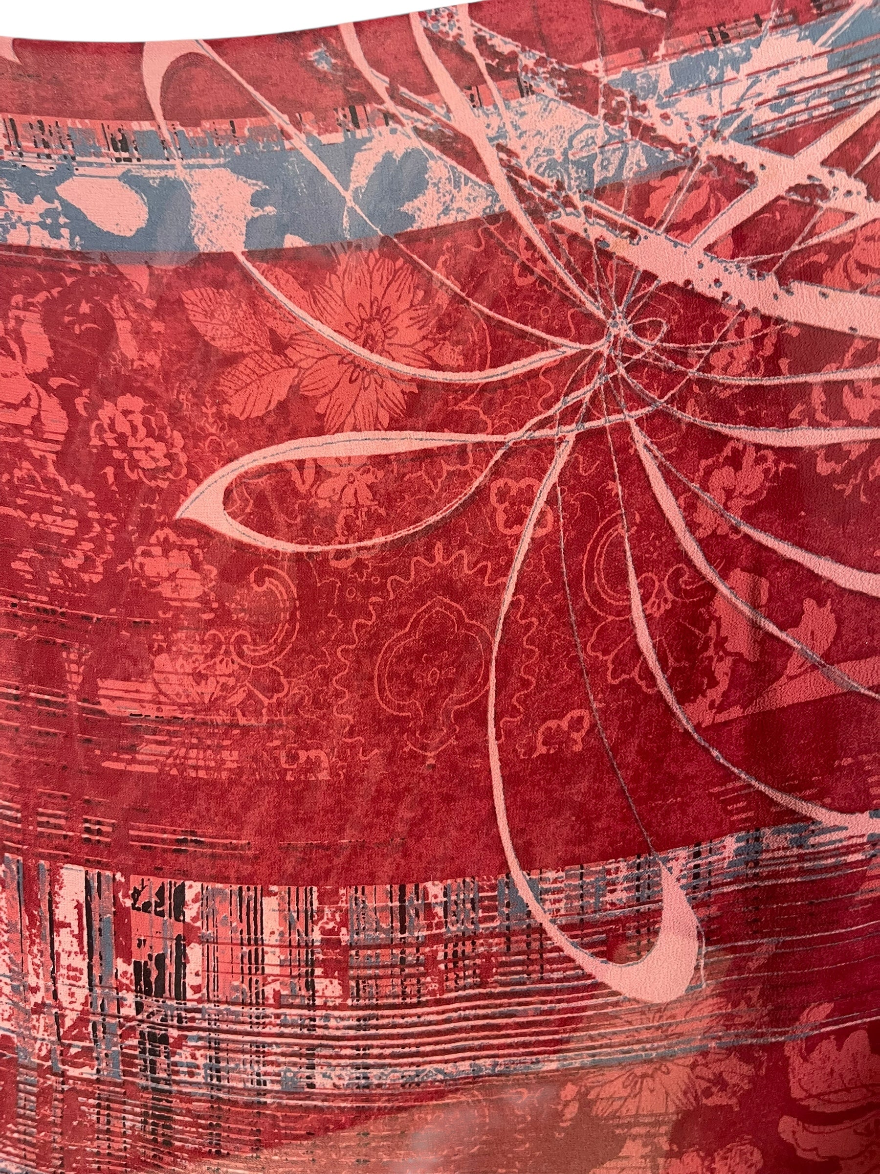 PRG7354 Sheer Avatar Pure Silk Capelet Poncho