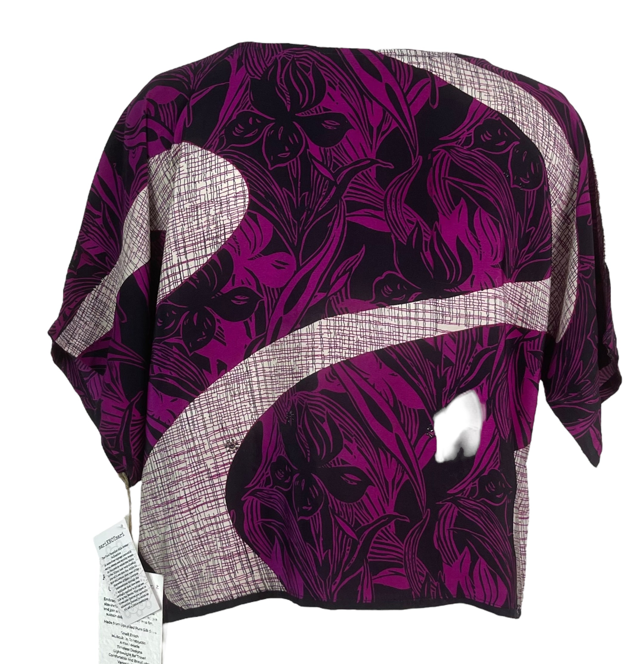 PRC5365 Avatar Pure Silk Boxy Top