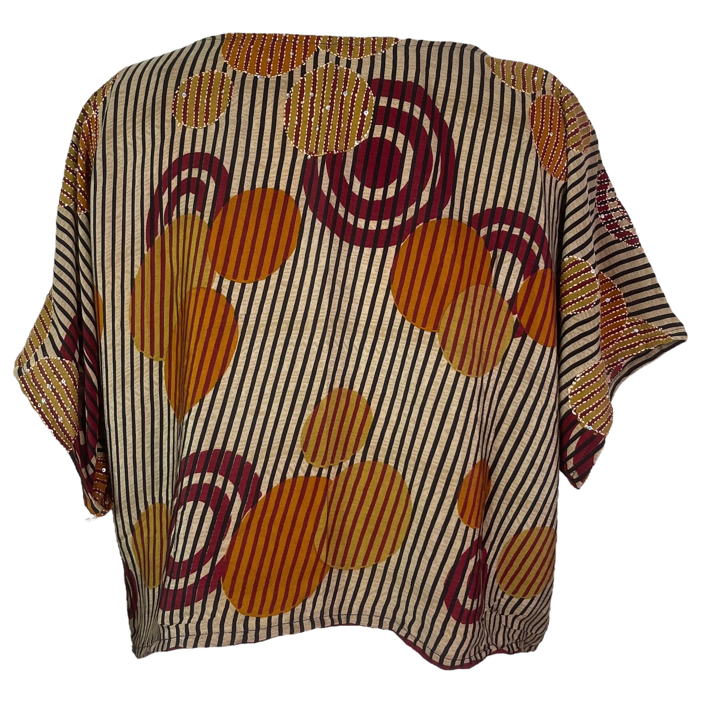 PRC8007 Avatar Pure Silk Boxy Top