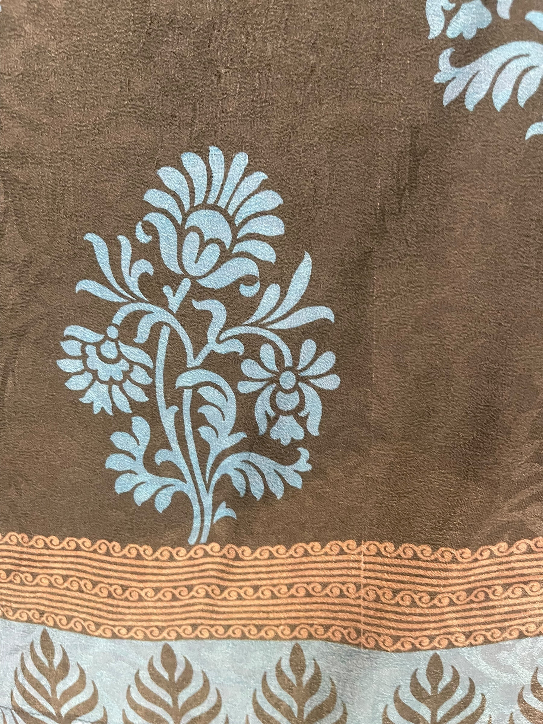 PRC8022 Avatar Pure Silk Short Kaftan Tunic with Slits