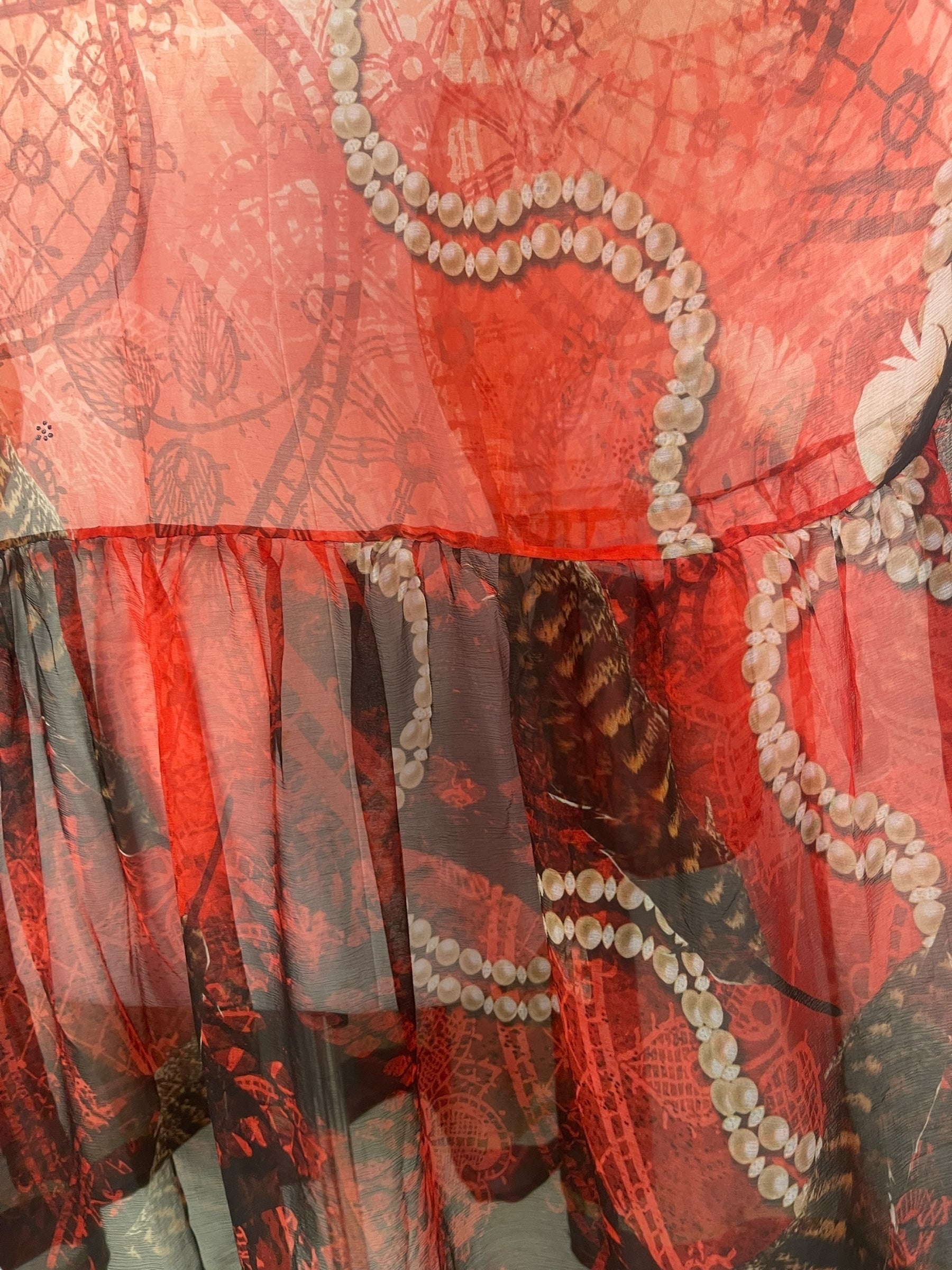 PREVIEW PCH8179 Very Sheer Avatar Pure Silk Chiffon Boxy Babydoll Dress