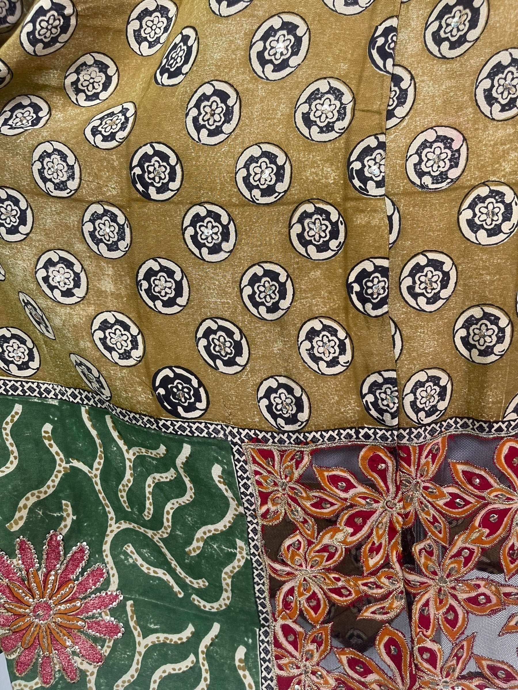 PRC7937 Avatar Pure Silk Self Pocket Tunic Dress