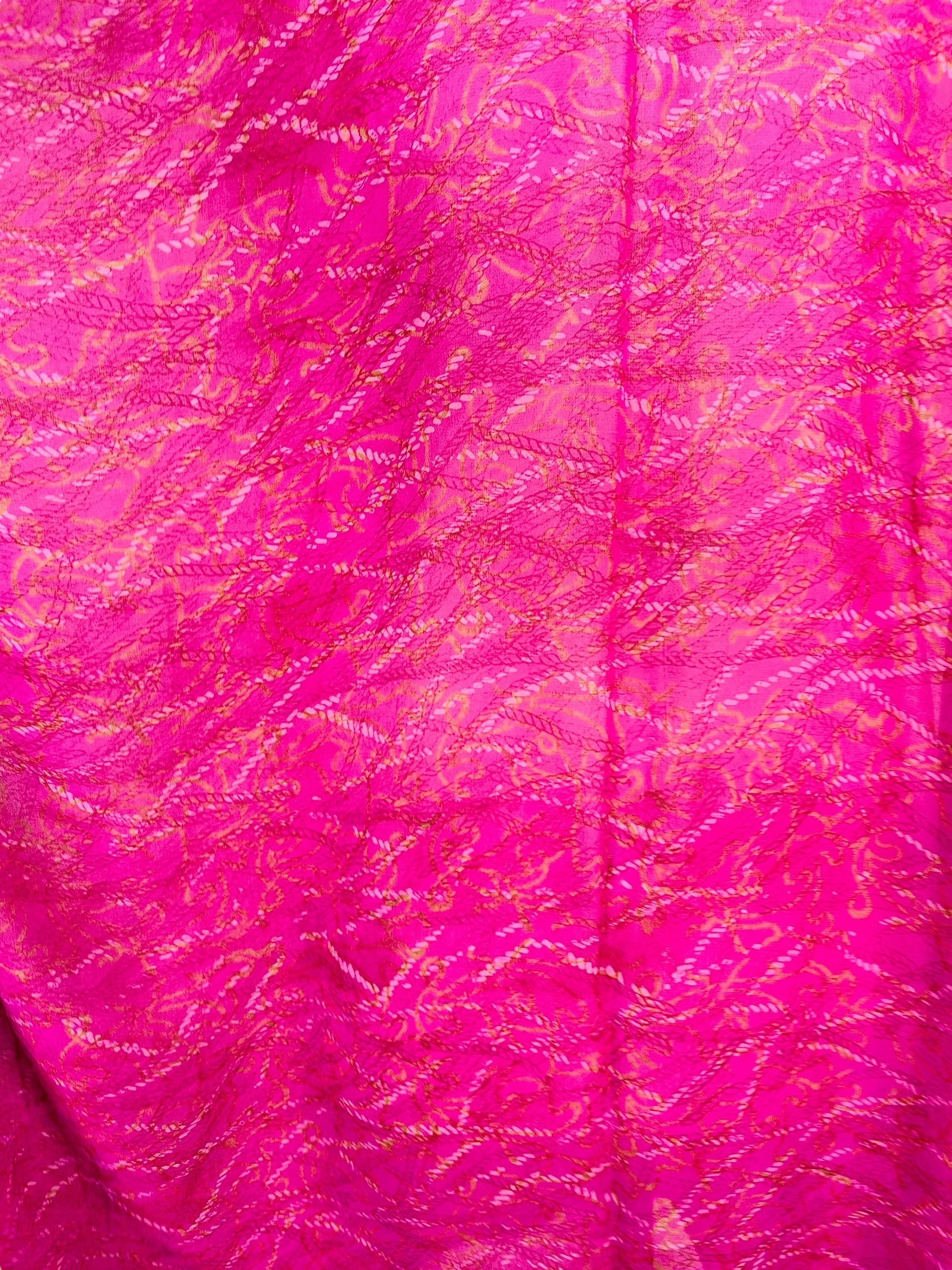 PRG7475 Sheer Avatar Pure Silk Midi Length Kaftan