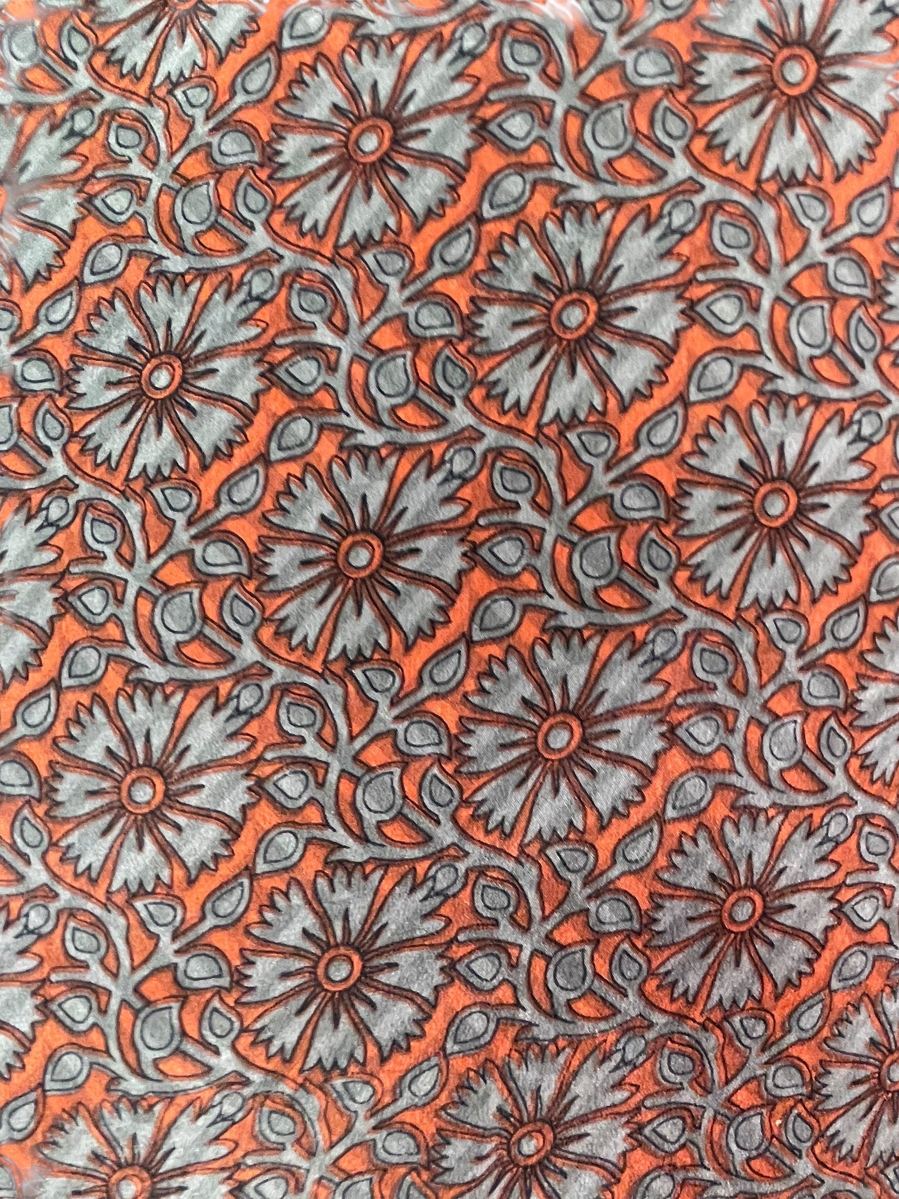 PRC7702 Avatar Pure Silk Short Kaftan Tunic with Slits