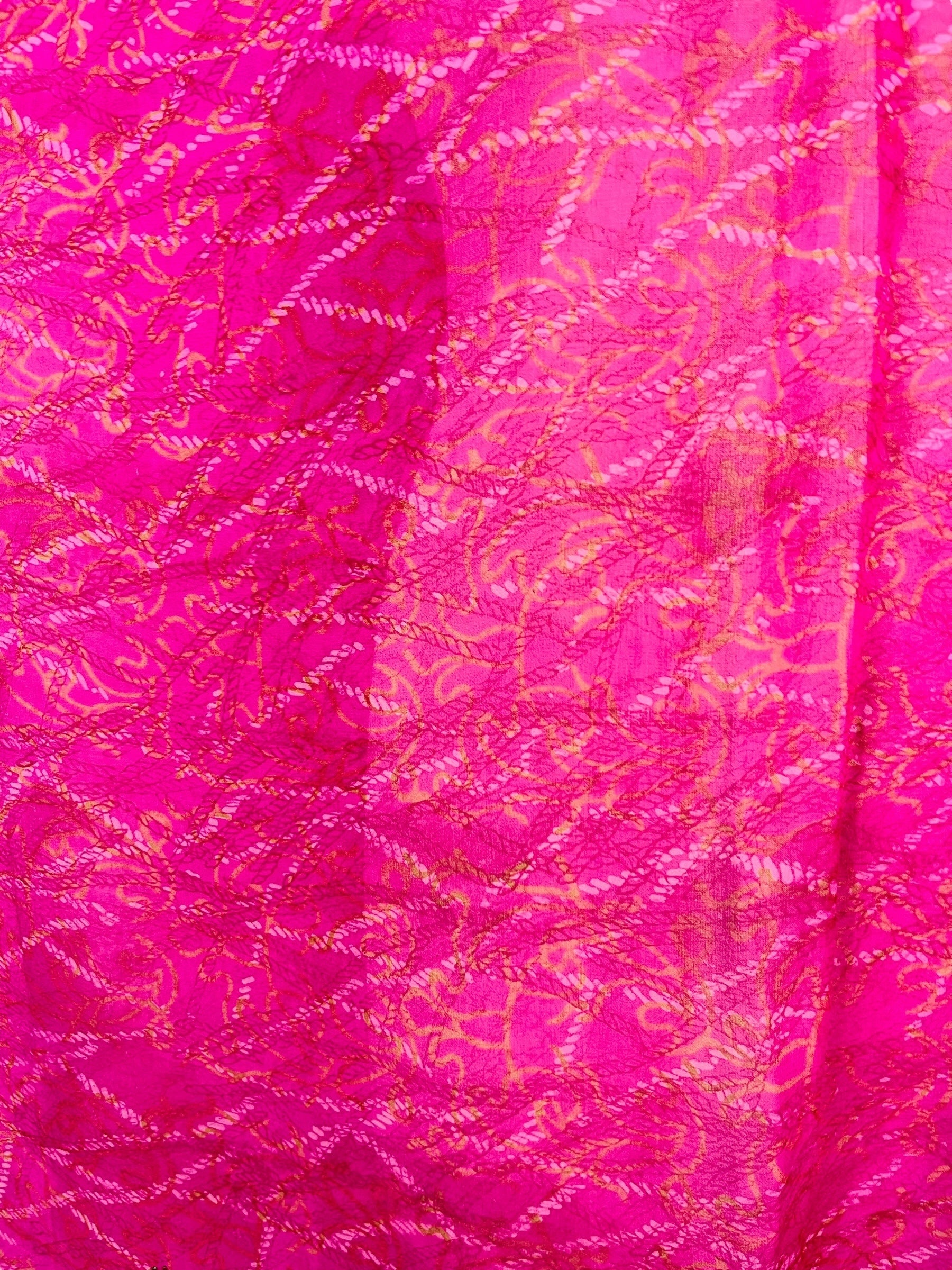 PRG7475 Sheer Avatar Pure Silk Midi Length Kaftan