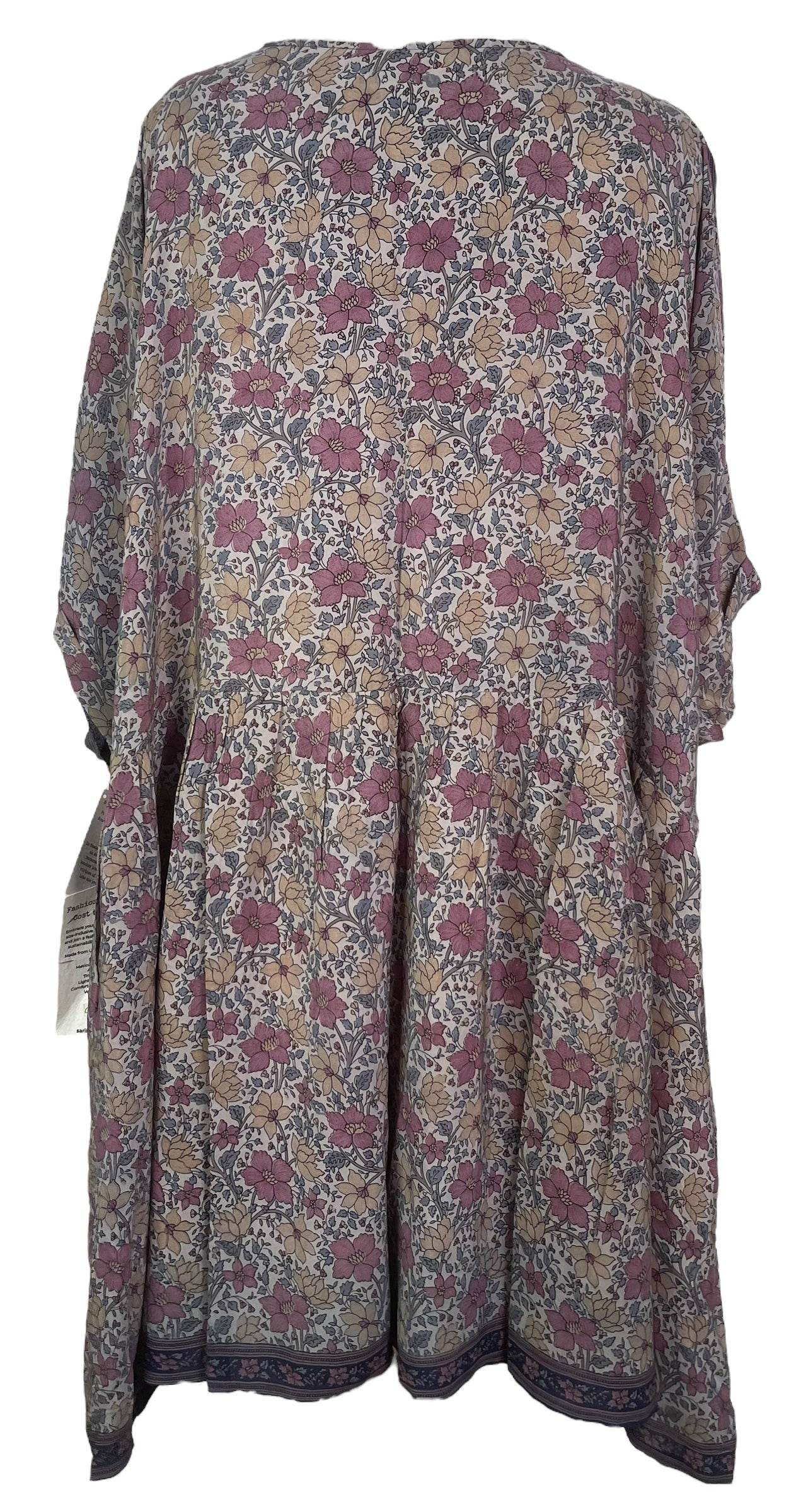 PRC7455 Avatar Pure Silk Boxy Babydoll Dress