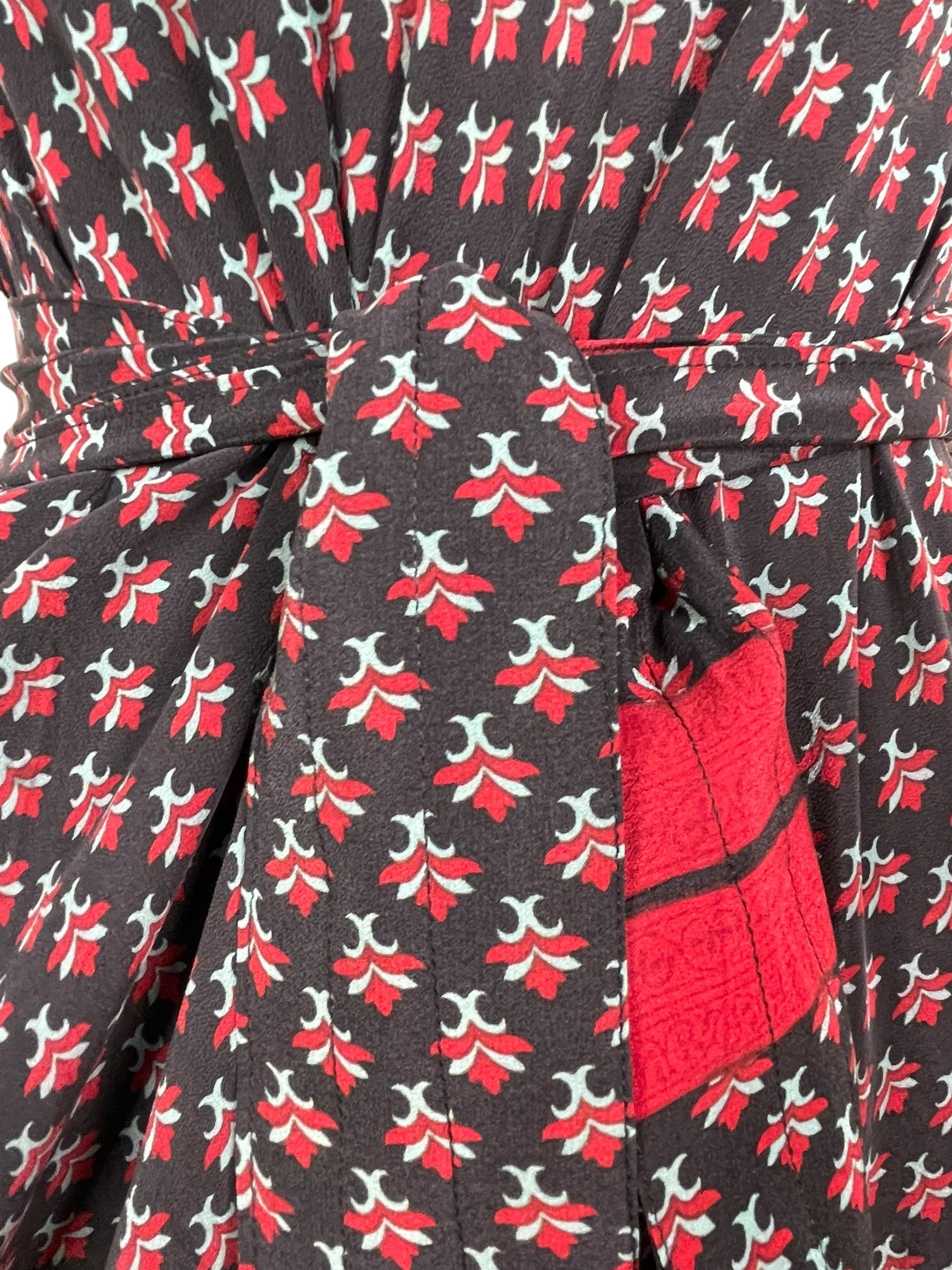 PRC7842 Avatar Pure Silk Maxi Dress with Belt