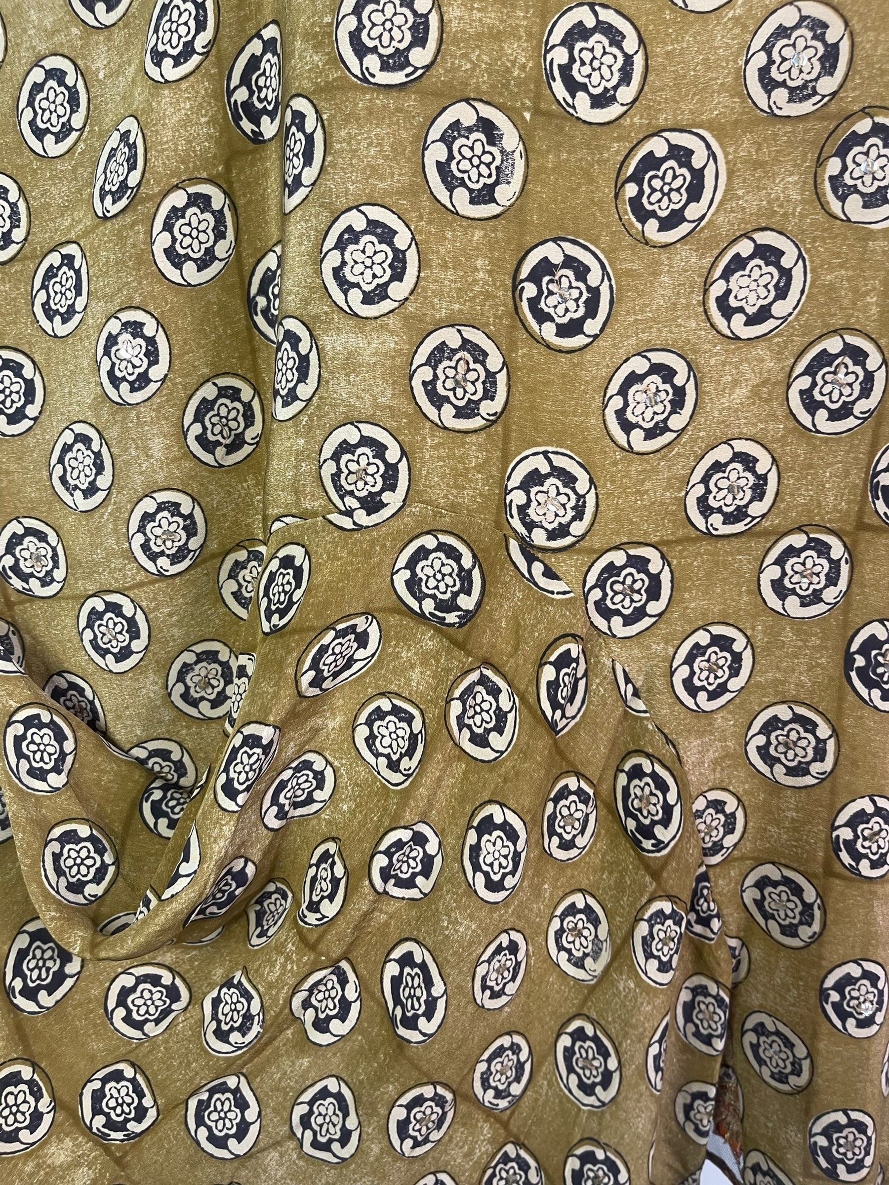 PRC7937 Avatar Pure Silk Self Pocket Tunic Dress