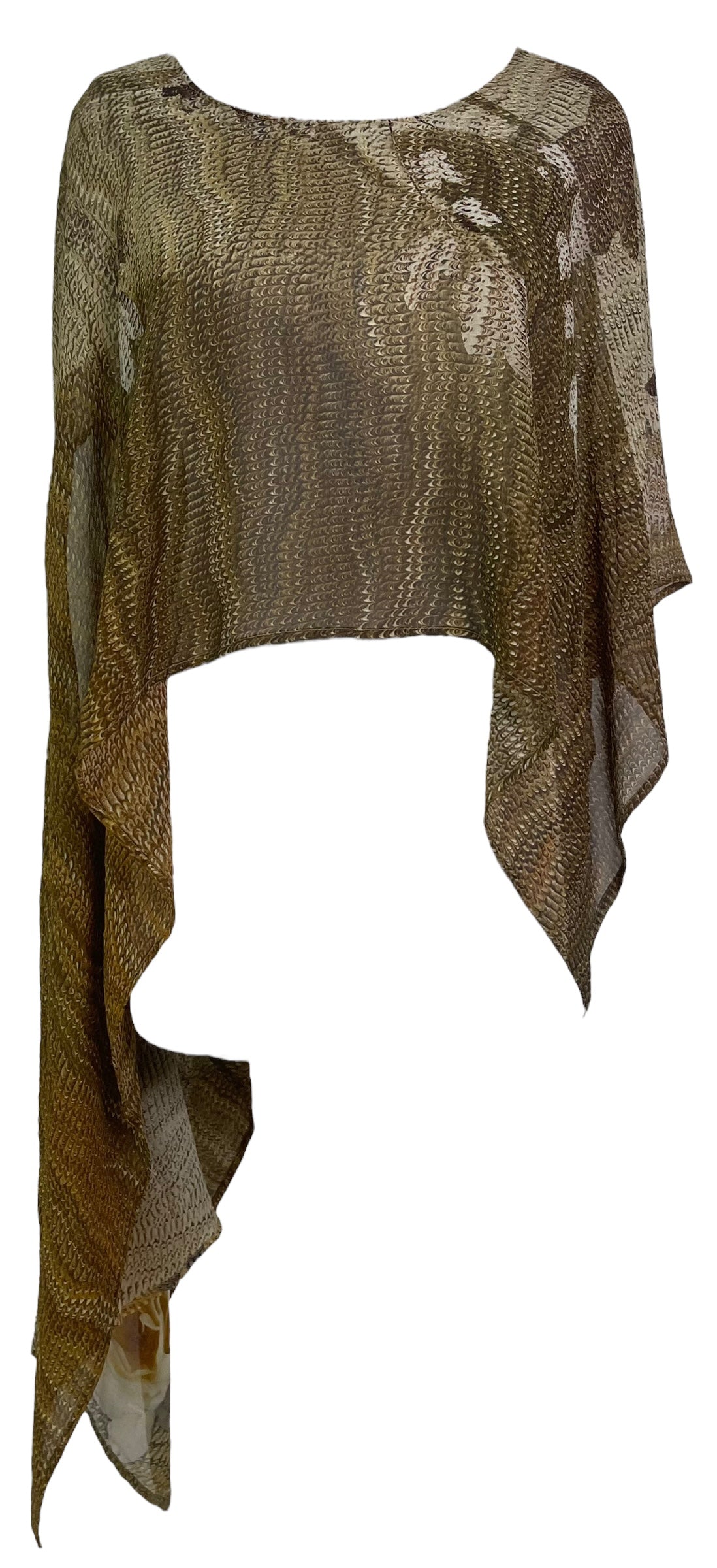 PRG7786 Sheer Avatar Pure Silk Versatile Vest