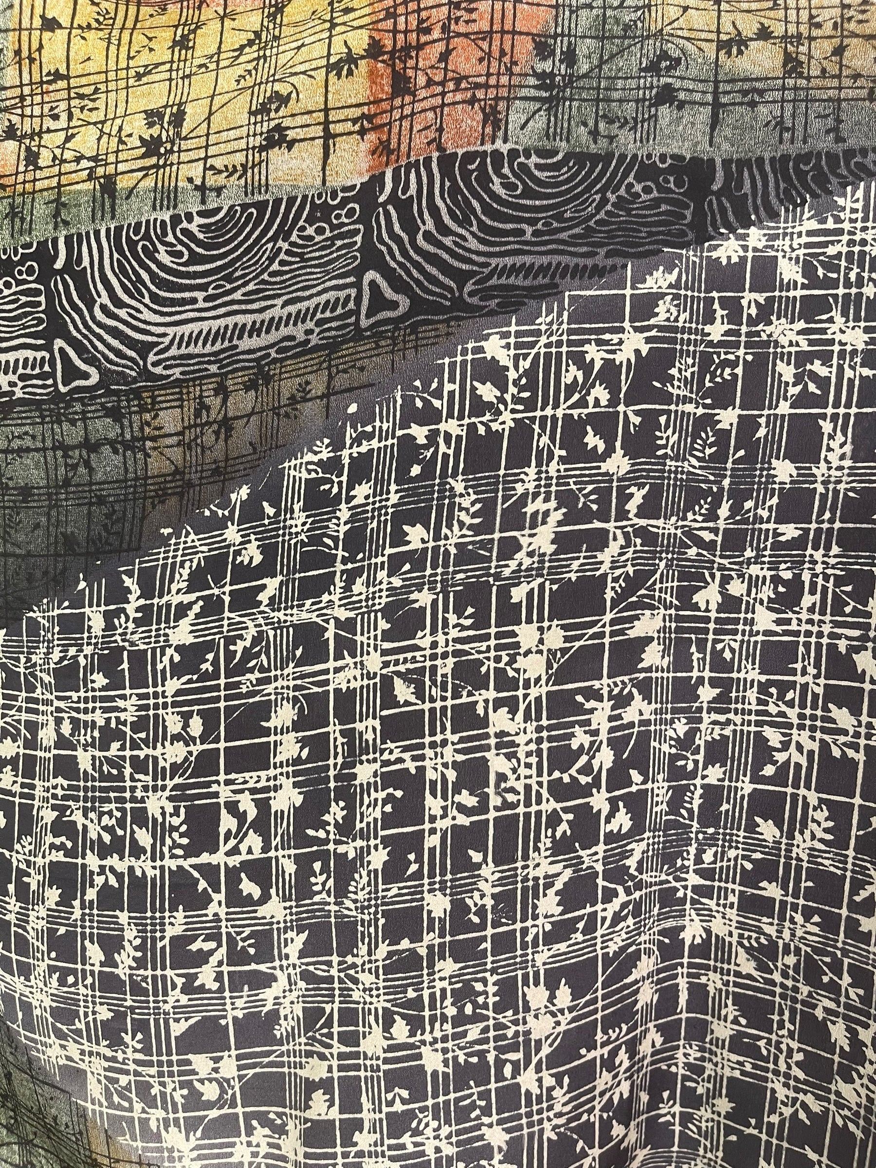 PRC8074 Avatar Pure Silk Long Tunic with Side Ties