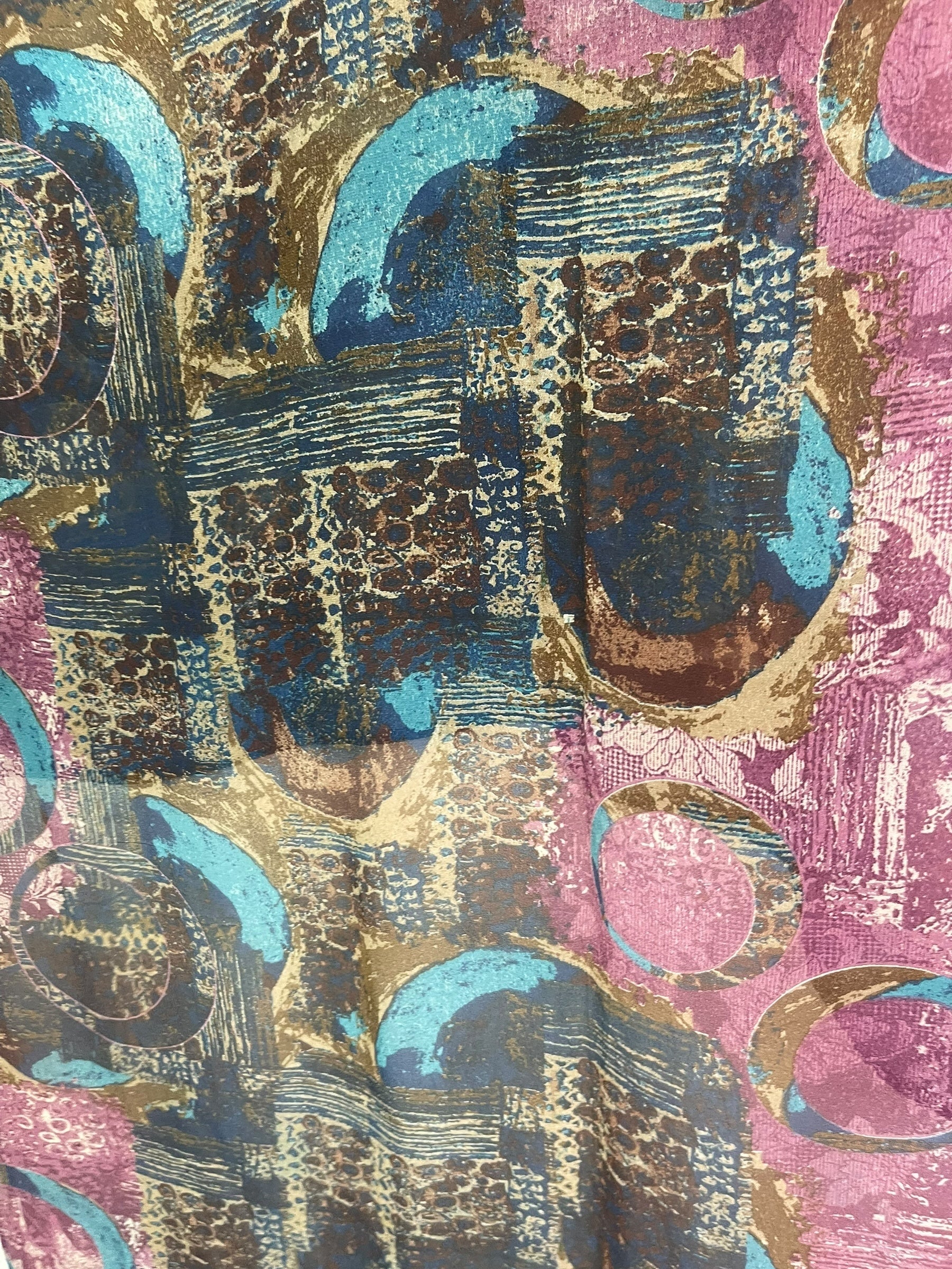 PRG8532 Sheer Wabi Sabi Pure Silk Hi Lo Top