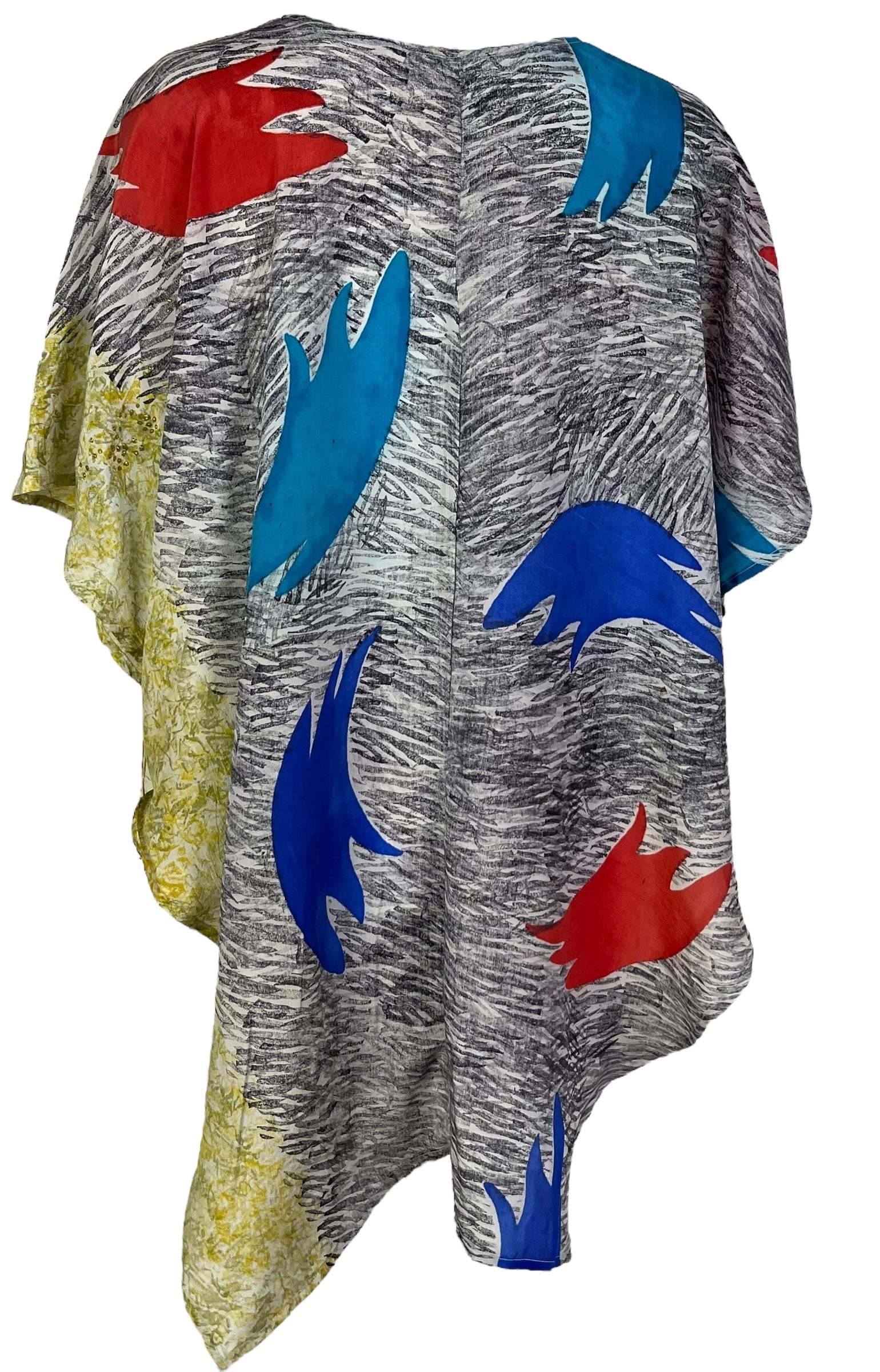 PRC6878 Avatar Pure Silk Waterfall Top