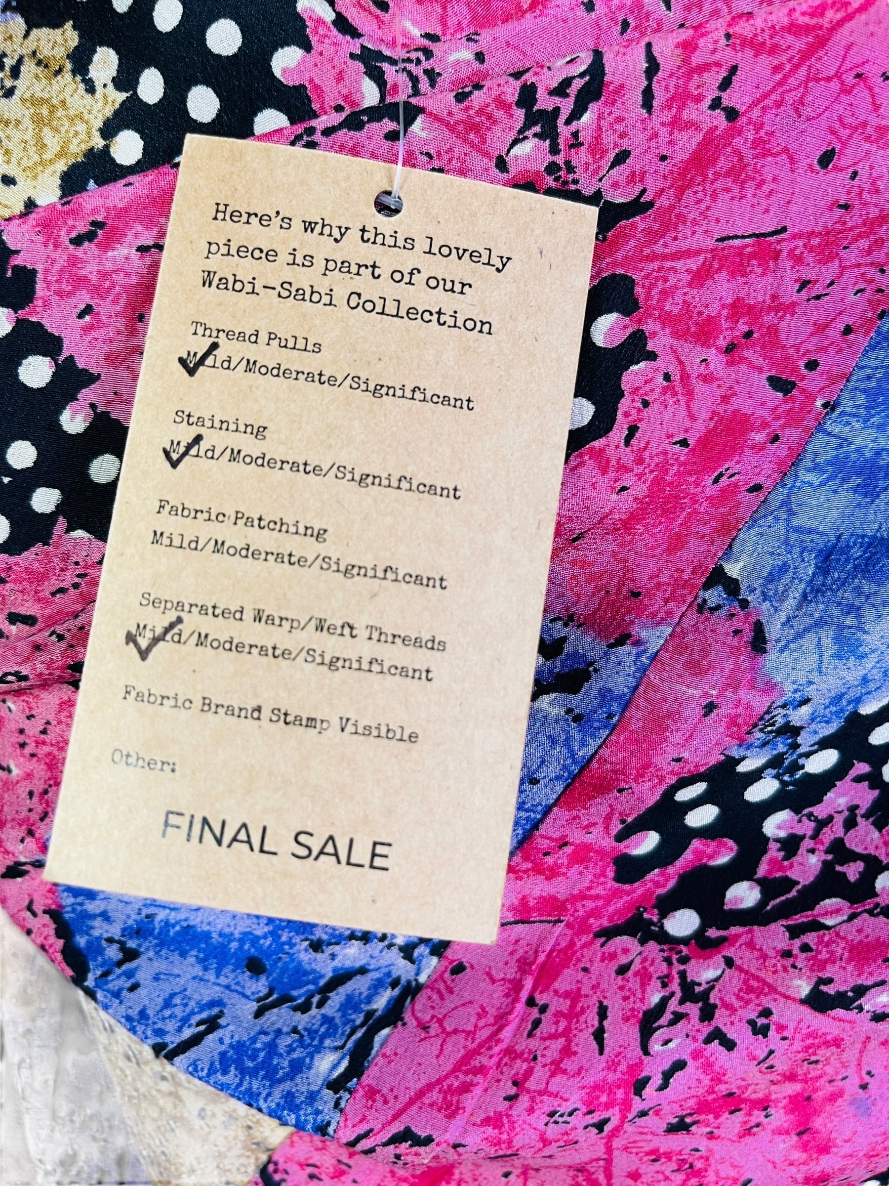 PRC6672 Wabi Sabi Pure Silk Waterfall Top