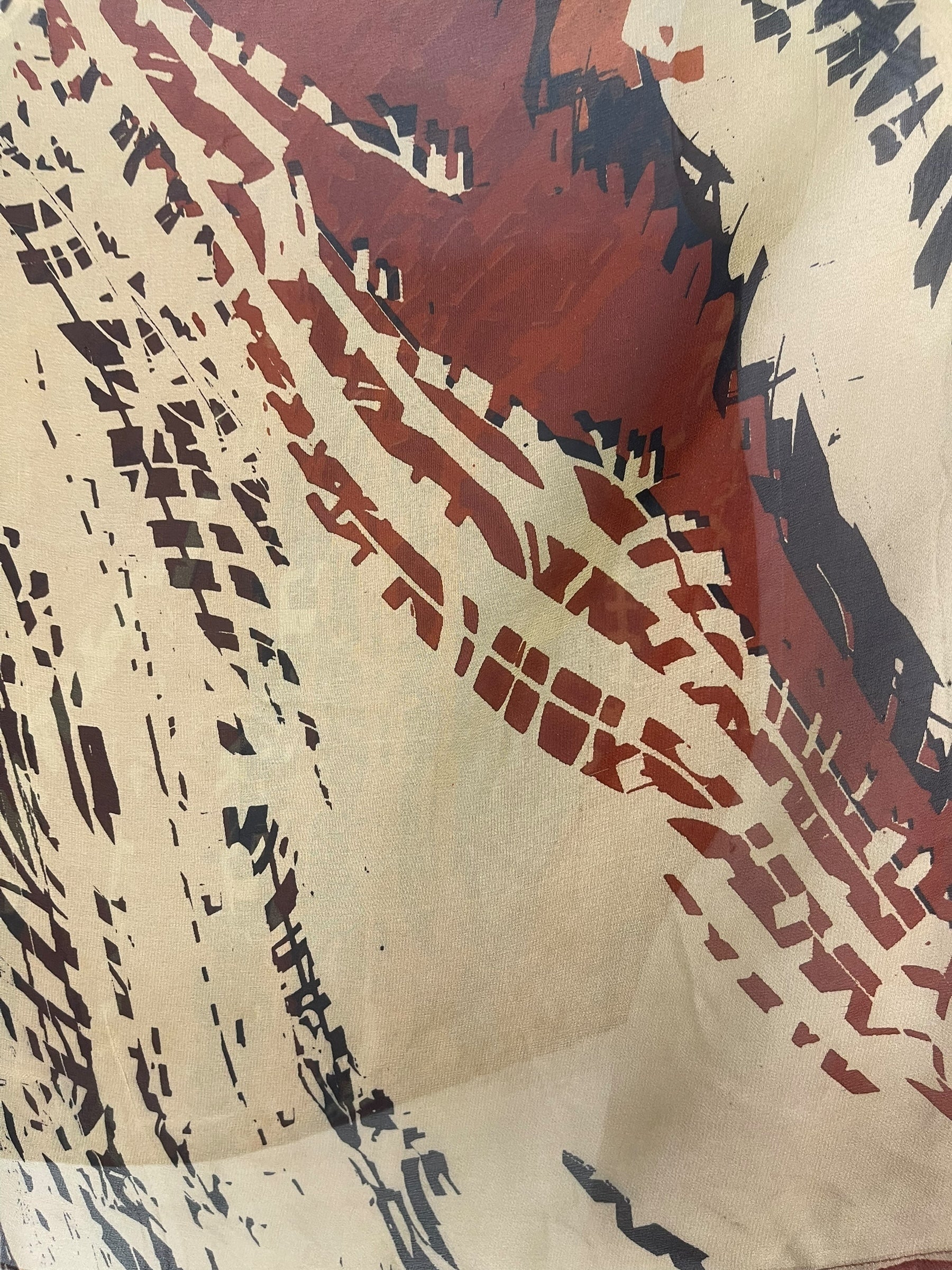 PREVIEW PRG7955 Sheer Pure Silk Wabi Sabi Capelet Poncho by DECEMBER2025 – Handmade ethical Poncho from sariKNOTsari using upcycled silk. Designed in Canada for travel and slow fashion, loved from Toronto to LA to Sydney.