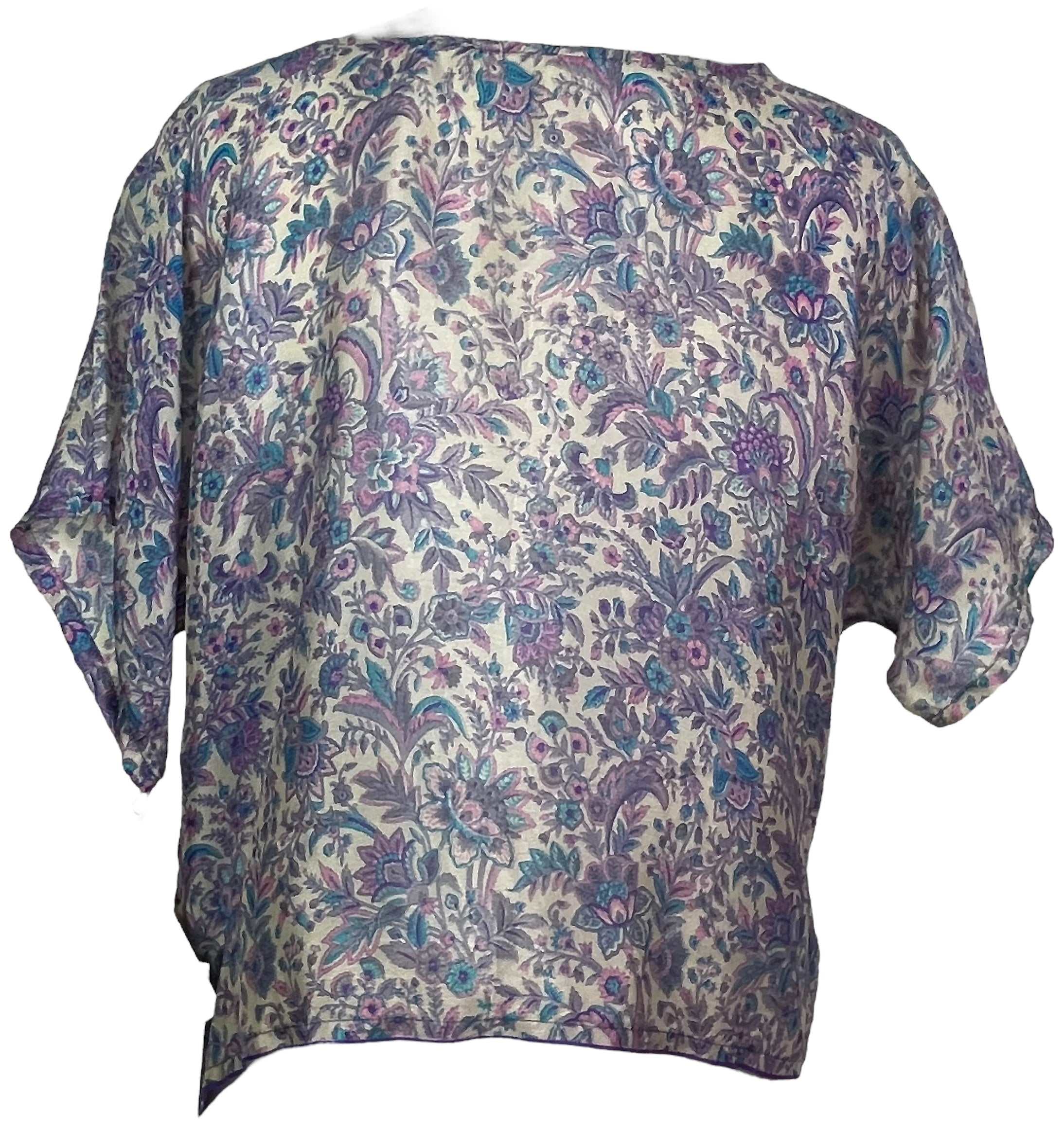PRC5915 Avatar Pure Silk Boxy Top