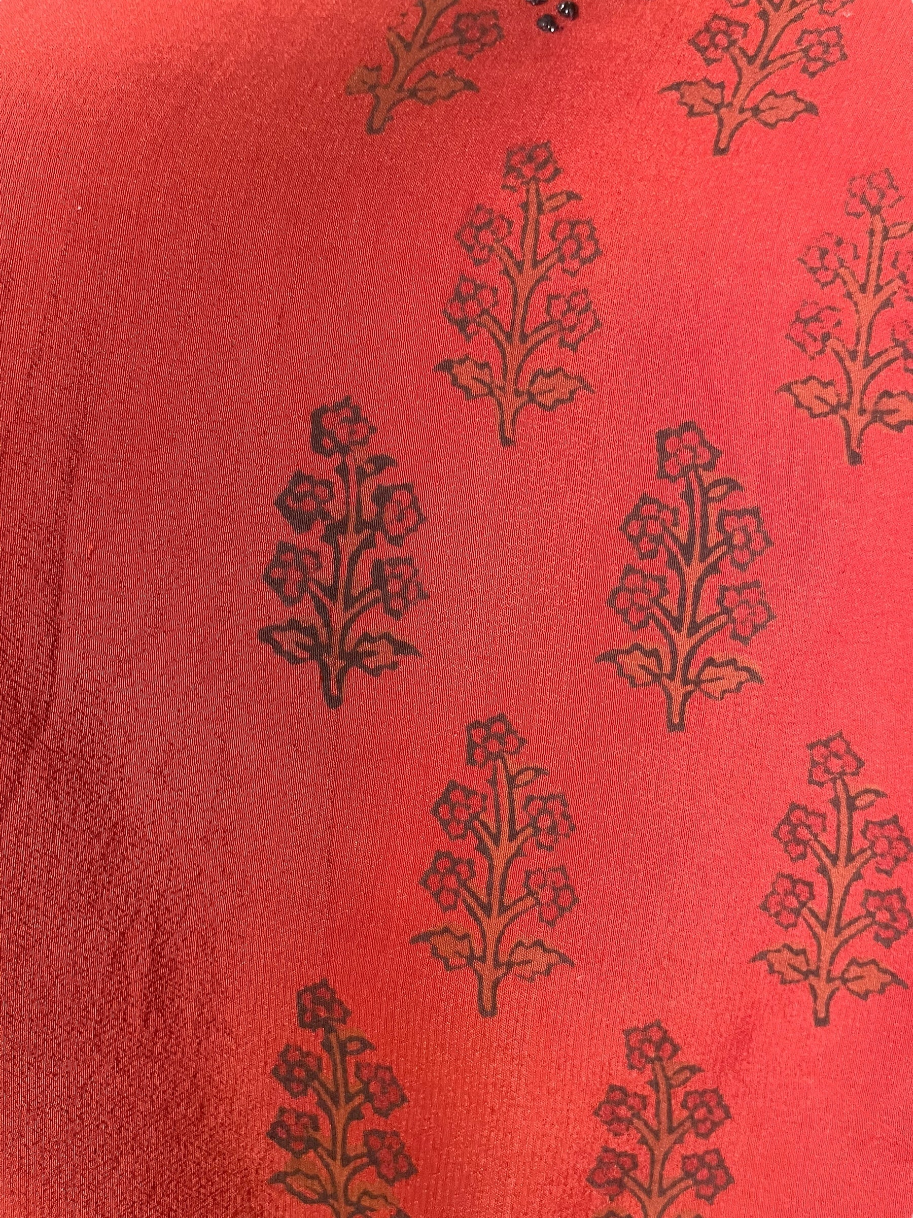 PRC7978 Avatar Pure Silk Boxy Top