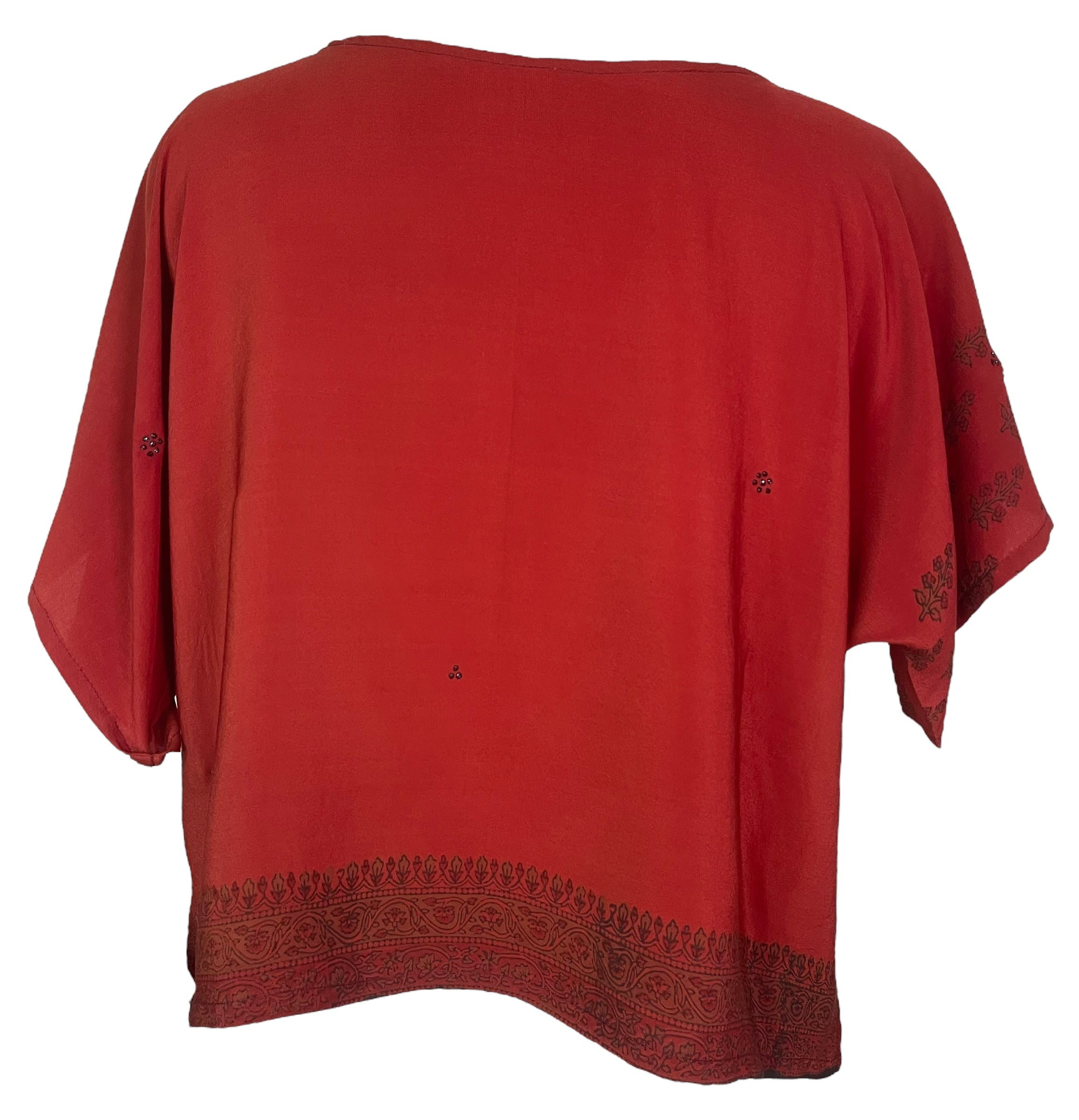 PRC7978 Avatar Pure Silk Boxy Top