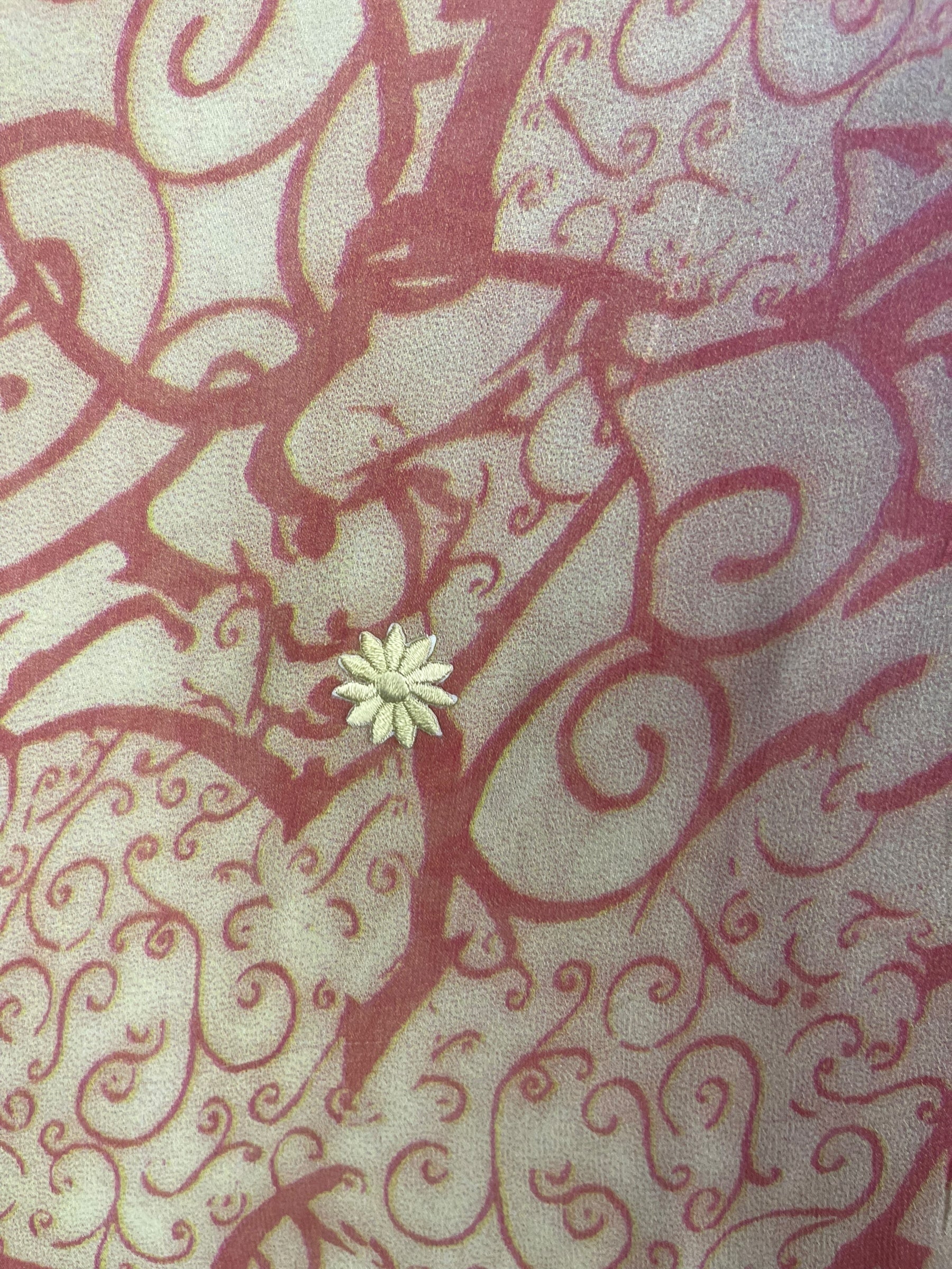 PRG8515 Sheer Avatar Pure Silk Kimono-Sleeved Jacket with Belt