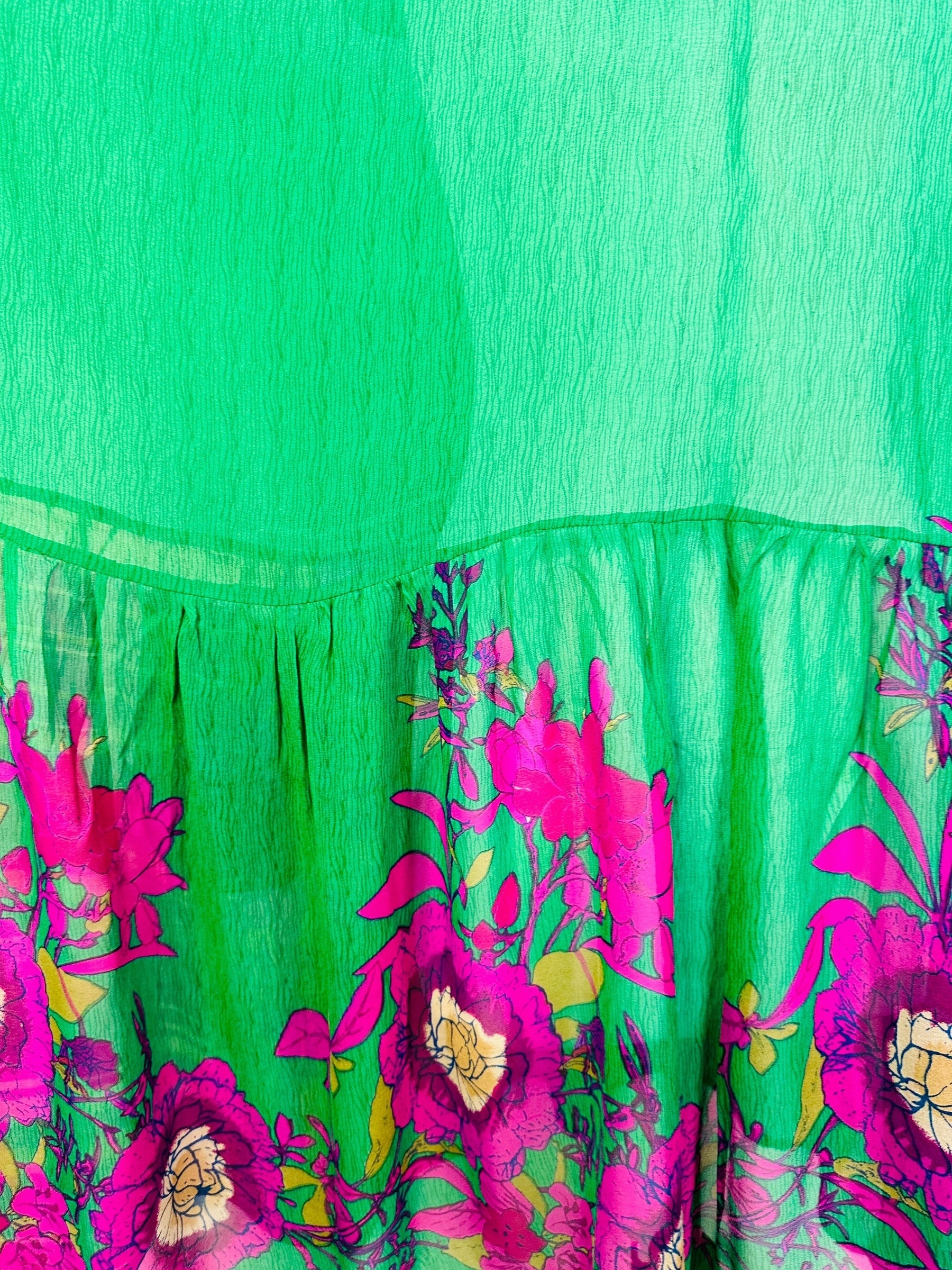 PRG8412 Sheer Avatar Pure Silk Boxy Babydoll Dress