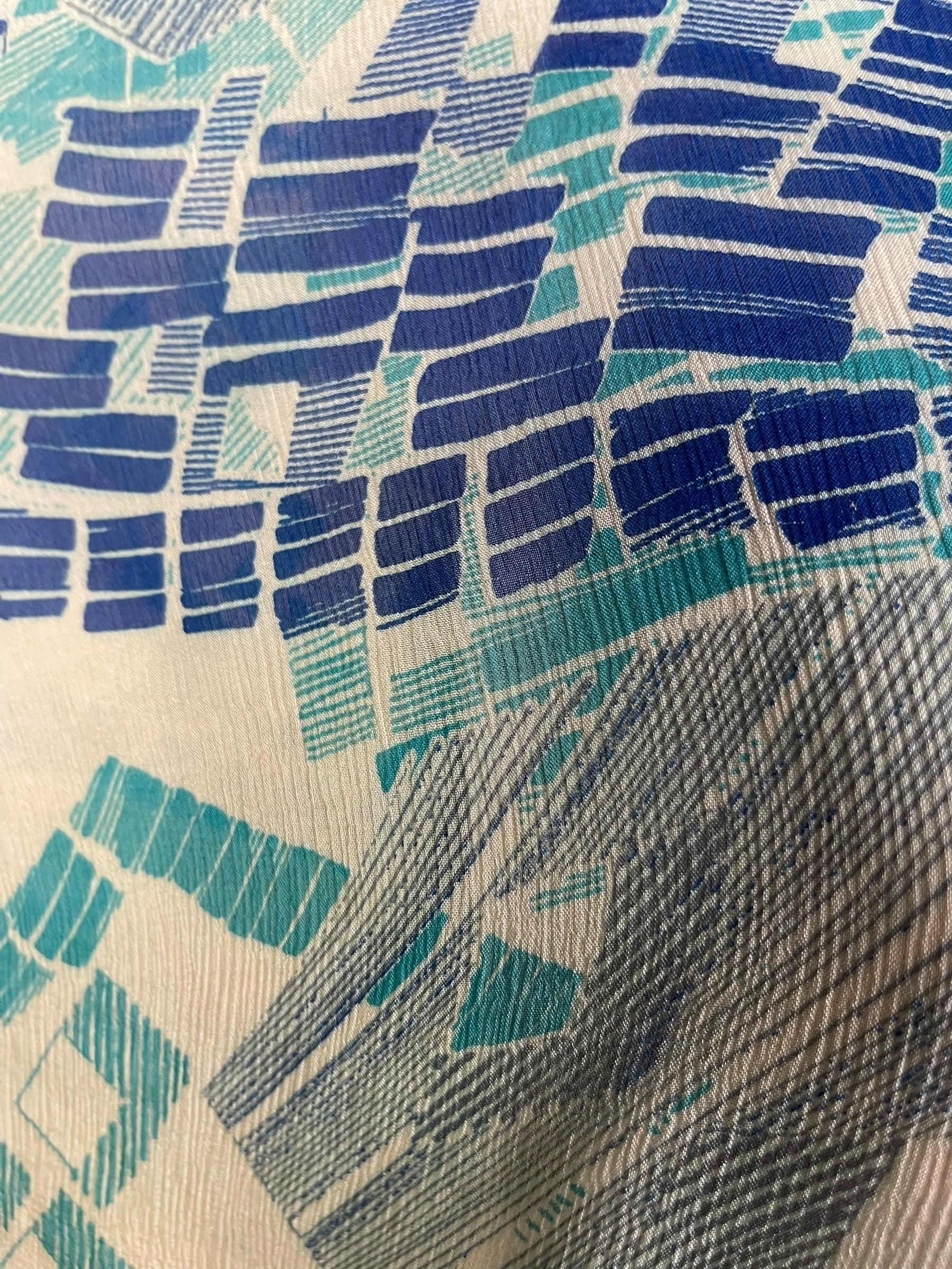 PRG7102 Sheer Avatar Pure Silk Waterfall Top