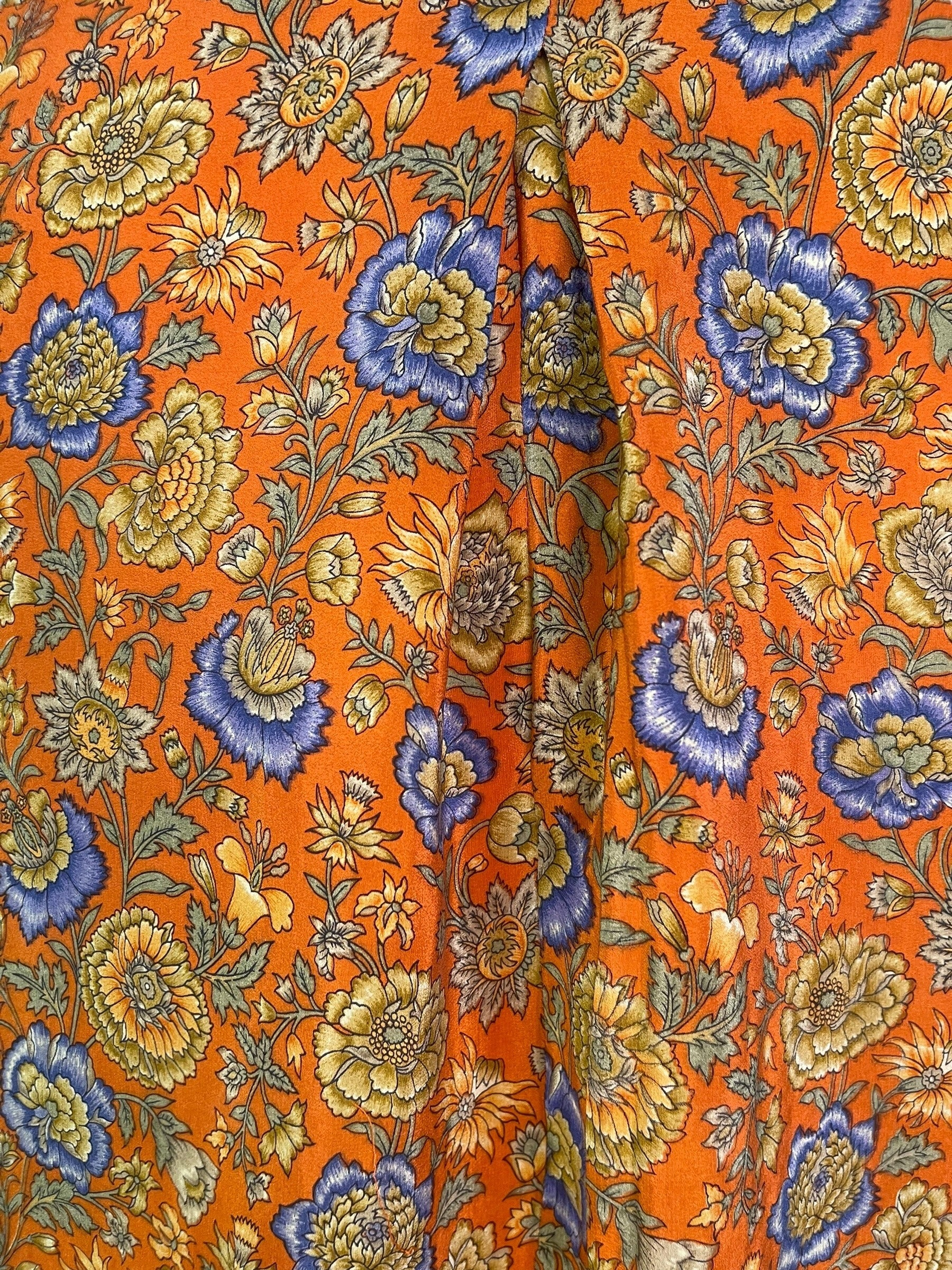 PRC7881 Avatar Pure Silk Self Pocket Tunic Dress