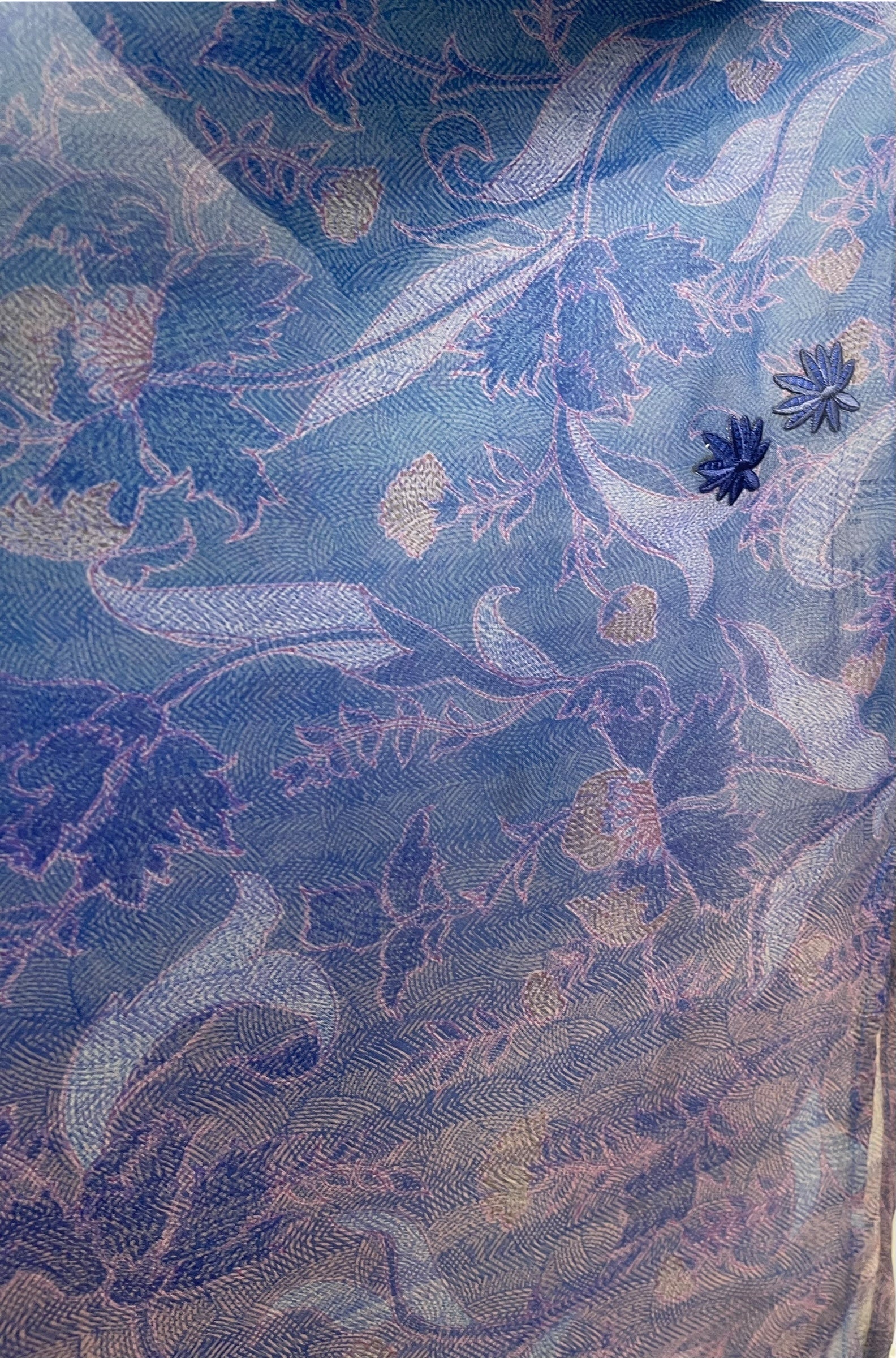 PRG8432 Sheer Avatar Pure Silk Short Kaftan Tunic with Slits