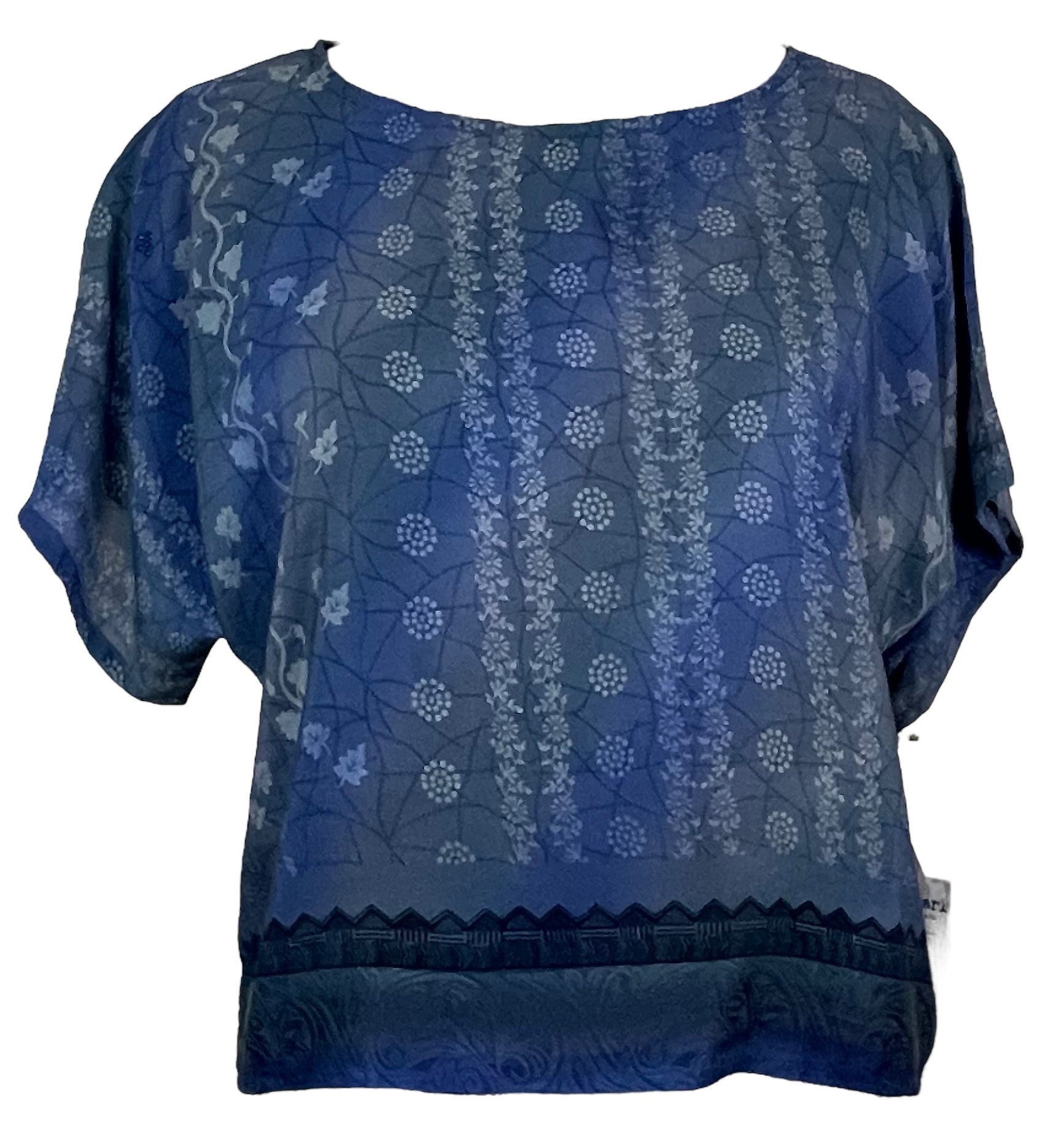 PRC5738 Avatar Pure Silk Boxy Top