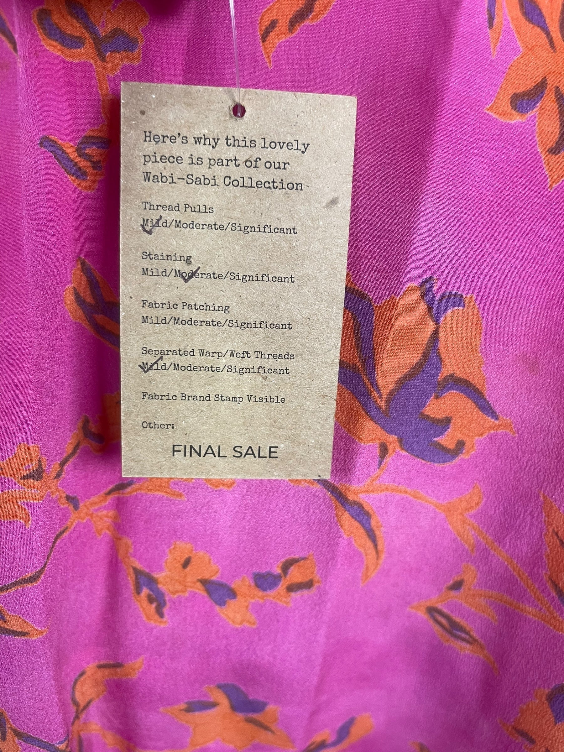 PRC8501 Wabi Sabi Pure Silk Kimono-Sleeved Jacket with Belt