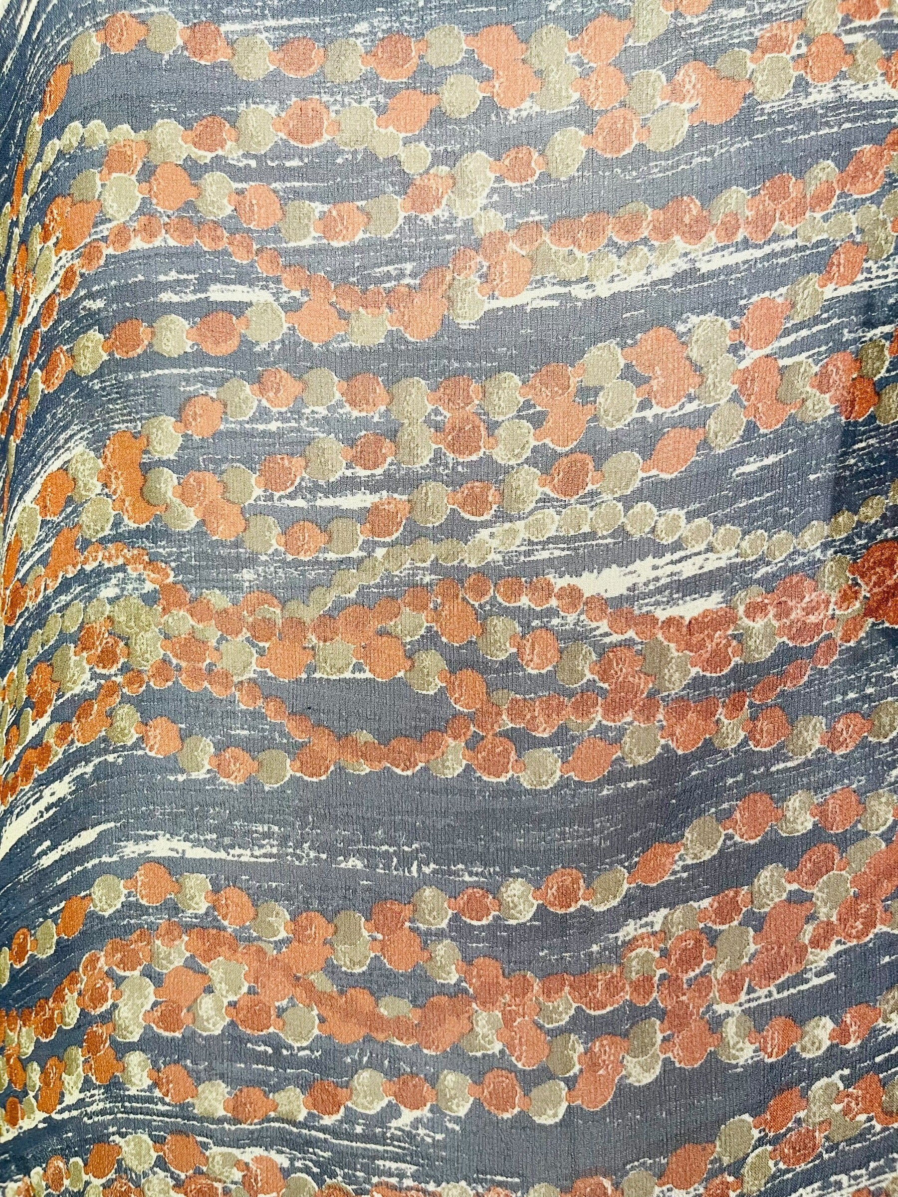 PRG7535 Sheer Avatar Pure Silk Side Slit Top