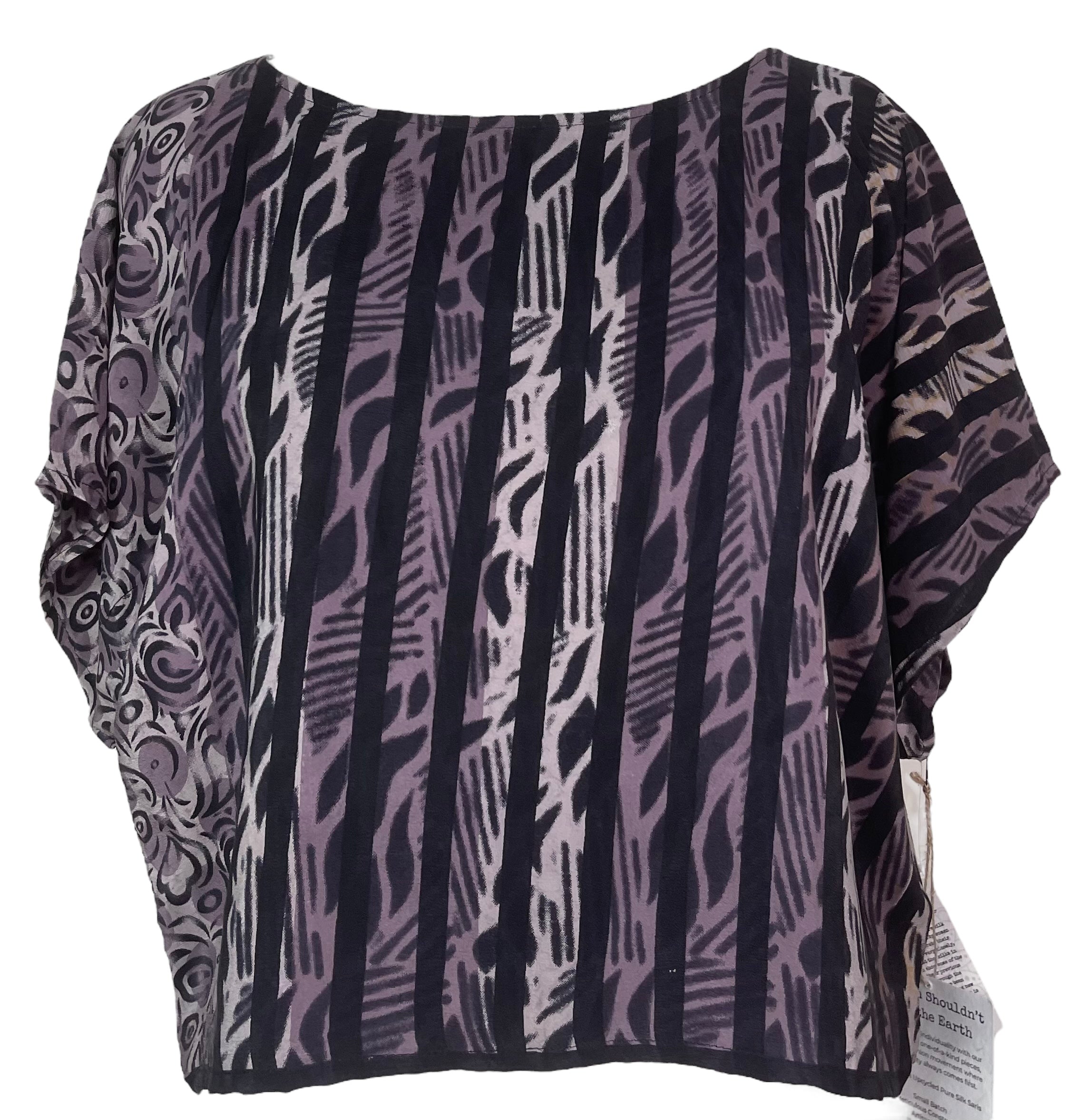 PRC8000A Avatar Pure Silk Boxy Top