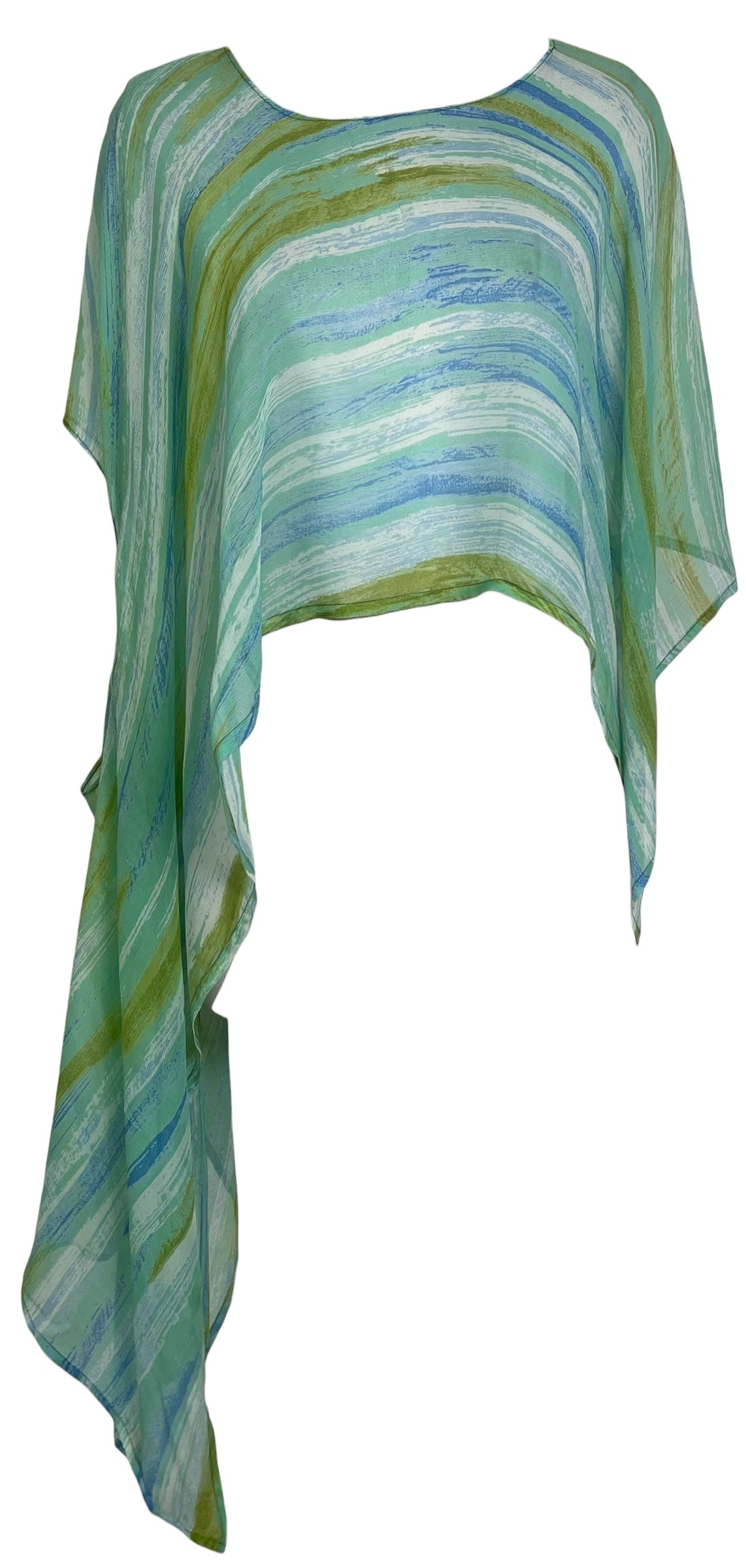 PREVIEW PCH8729 Avatar Very Sheer Pure Silk Versatile Vest by MARCH2026 – Handmade ethical Vest from sariKNOTsari using upcycled silk. Designed in Canada for travel and slow fashion, loved from Toronto to LA to Sydney.