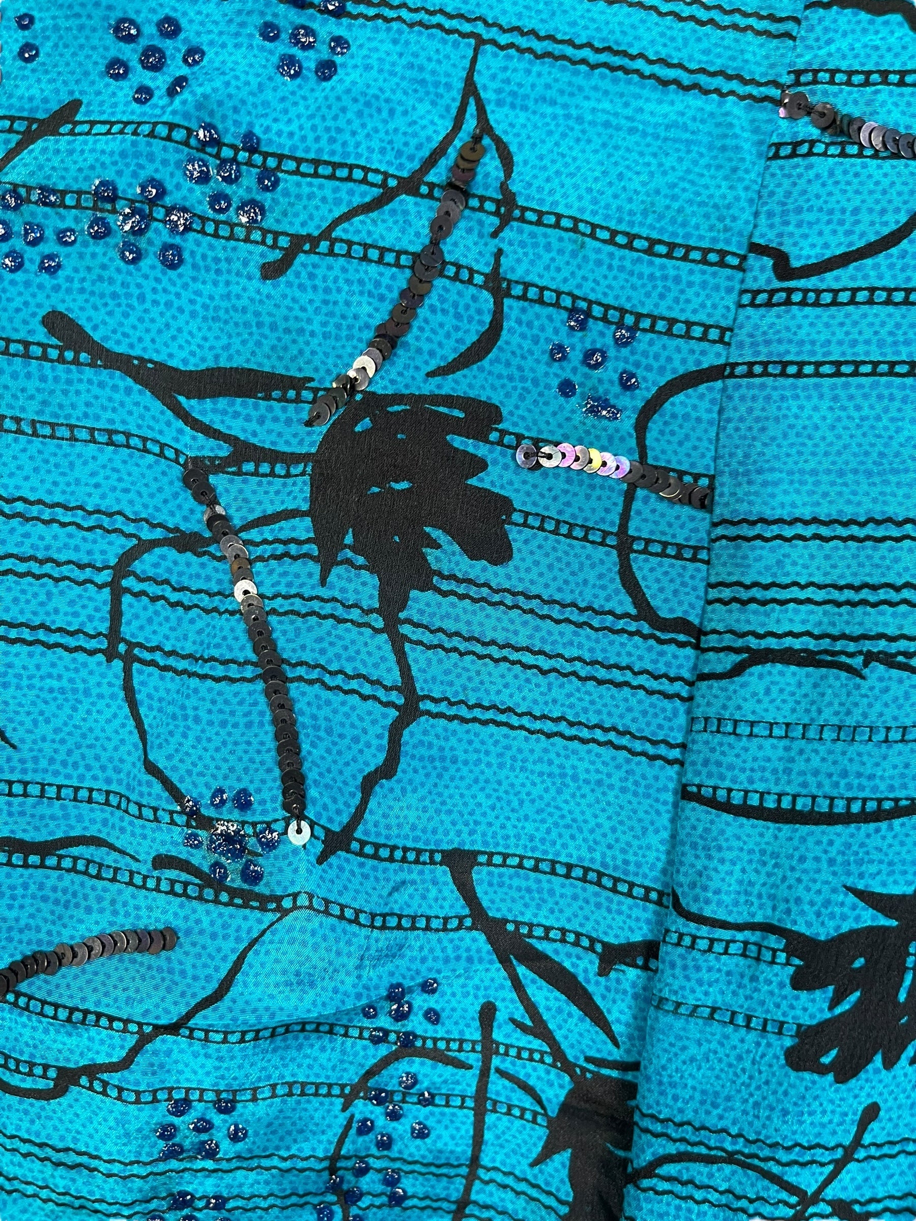 PRC7018 Avatar Pure Silk Waterfall Top