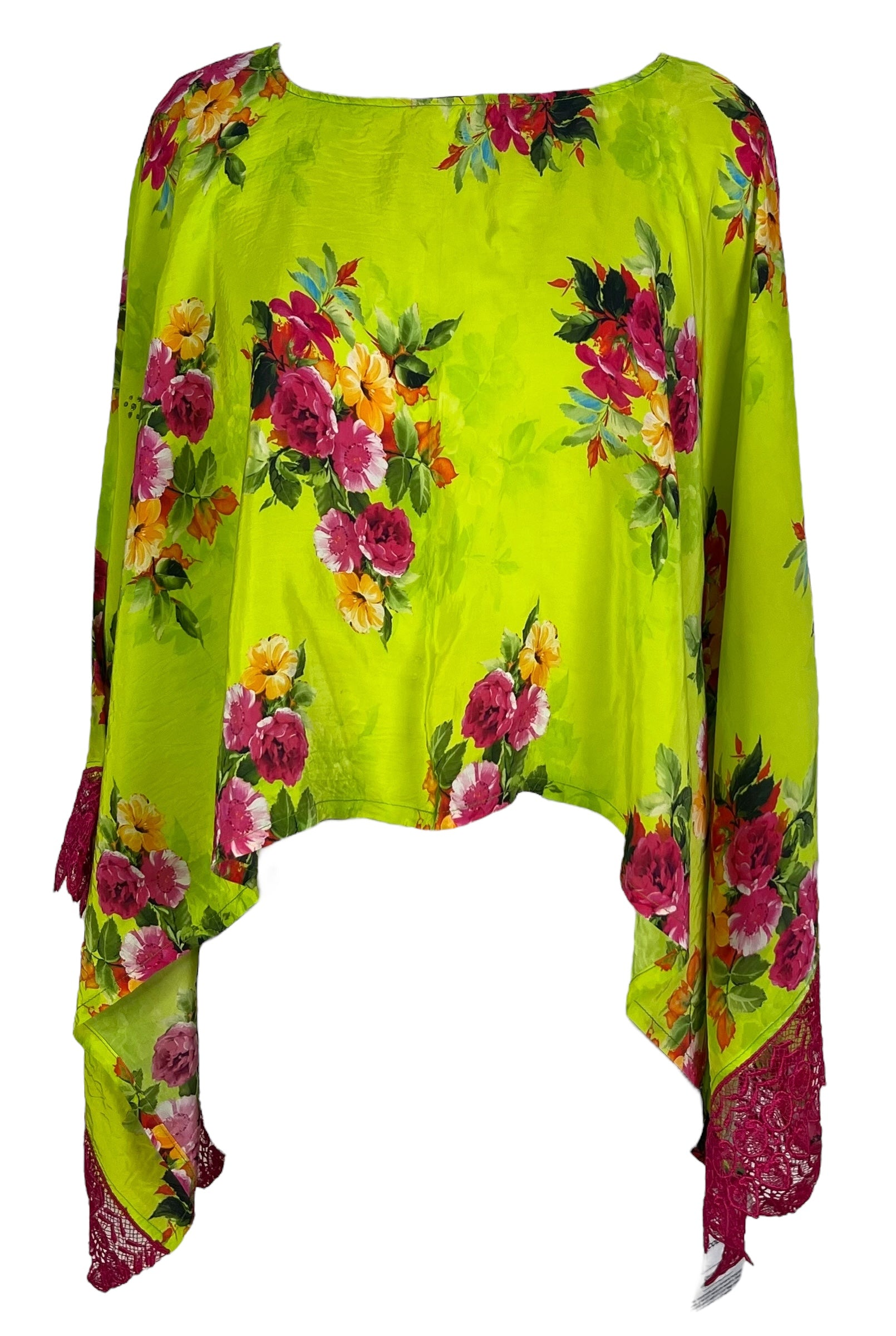 PRC6958 Avatar Pure Silk Capelet Poncho