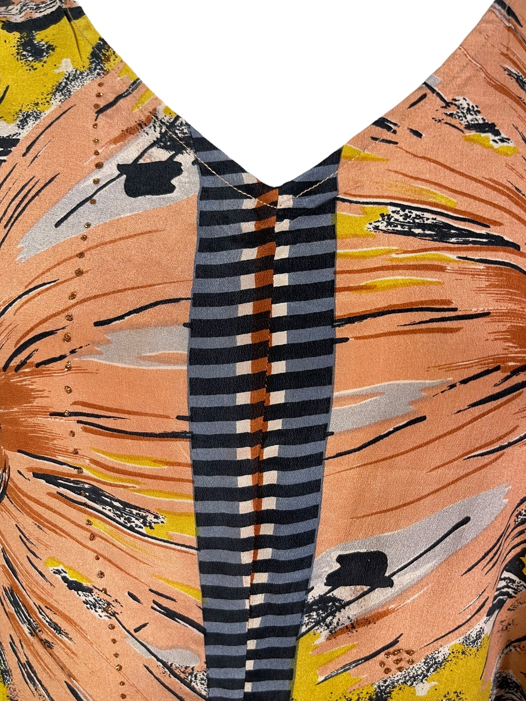 PRC6985 Wabi Sabi Pure Silk Waterfall Top