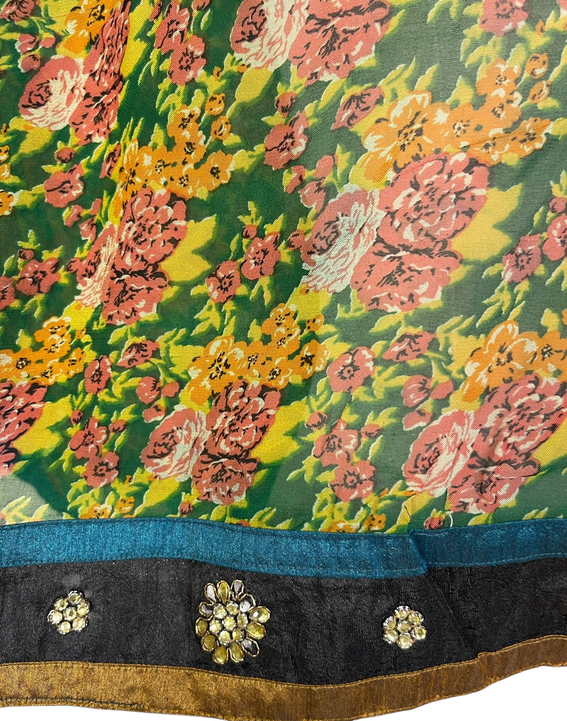 PRG6899 Sheer Avatar Pure Silk Capelet Poncho