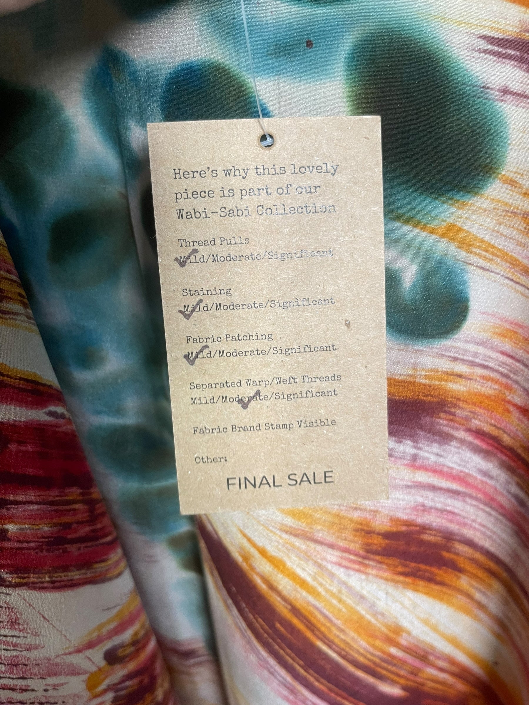 PRC8509 Wabi Sabi Pure Silk Hi Lo Top