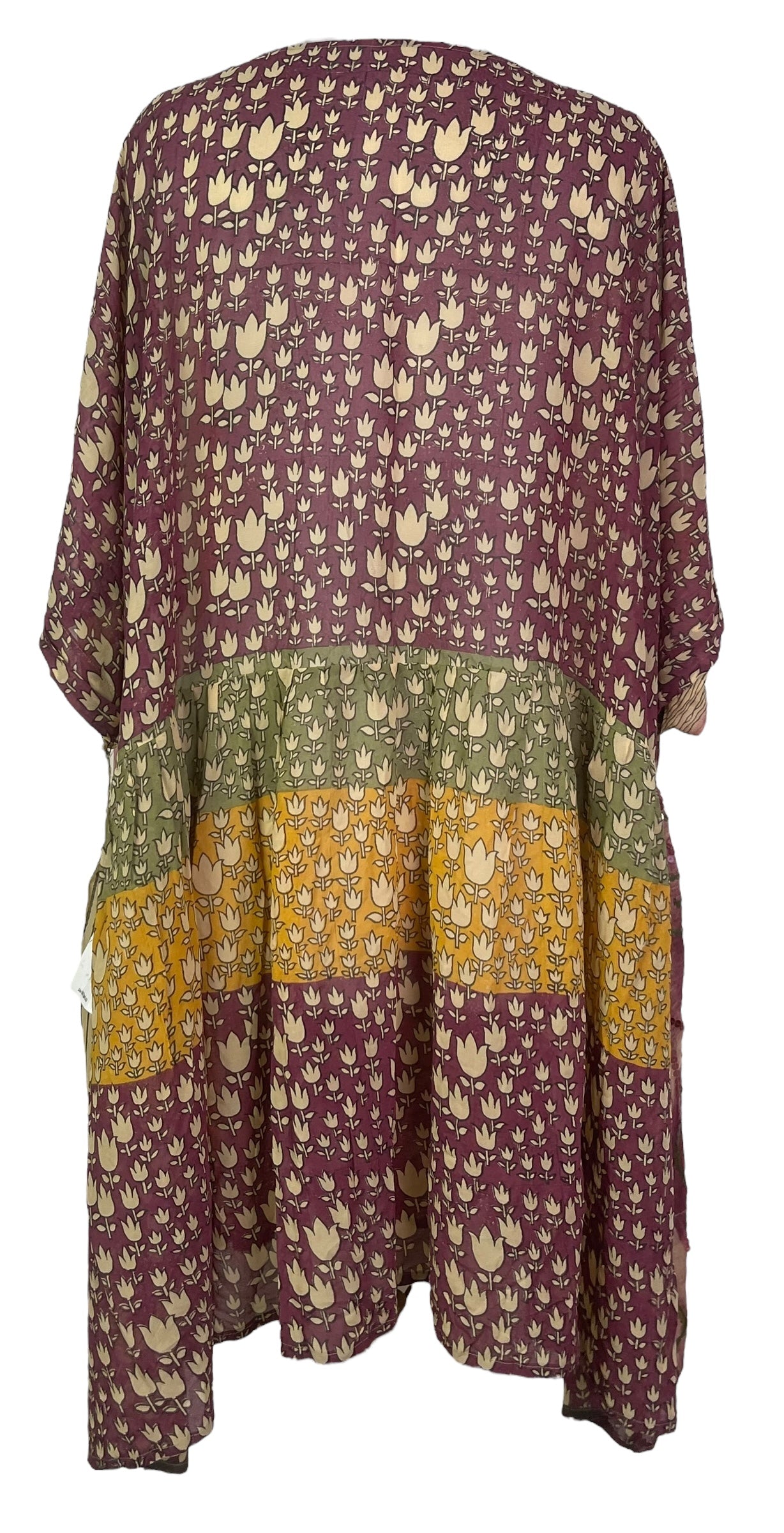 PRG7739 Sheer Avatar Pure Silk Boxy Babydoll Dress