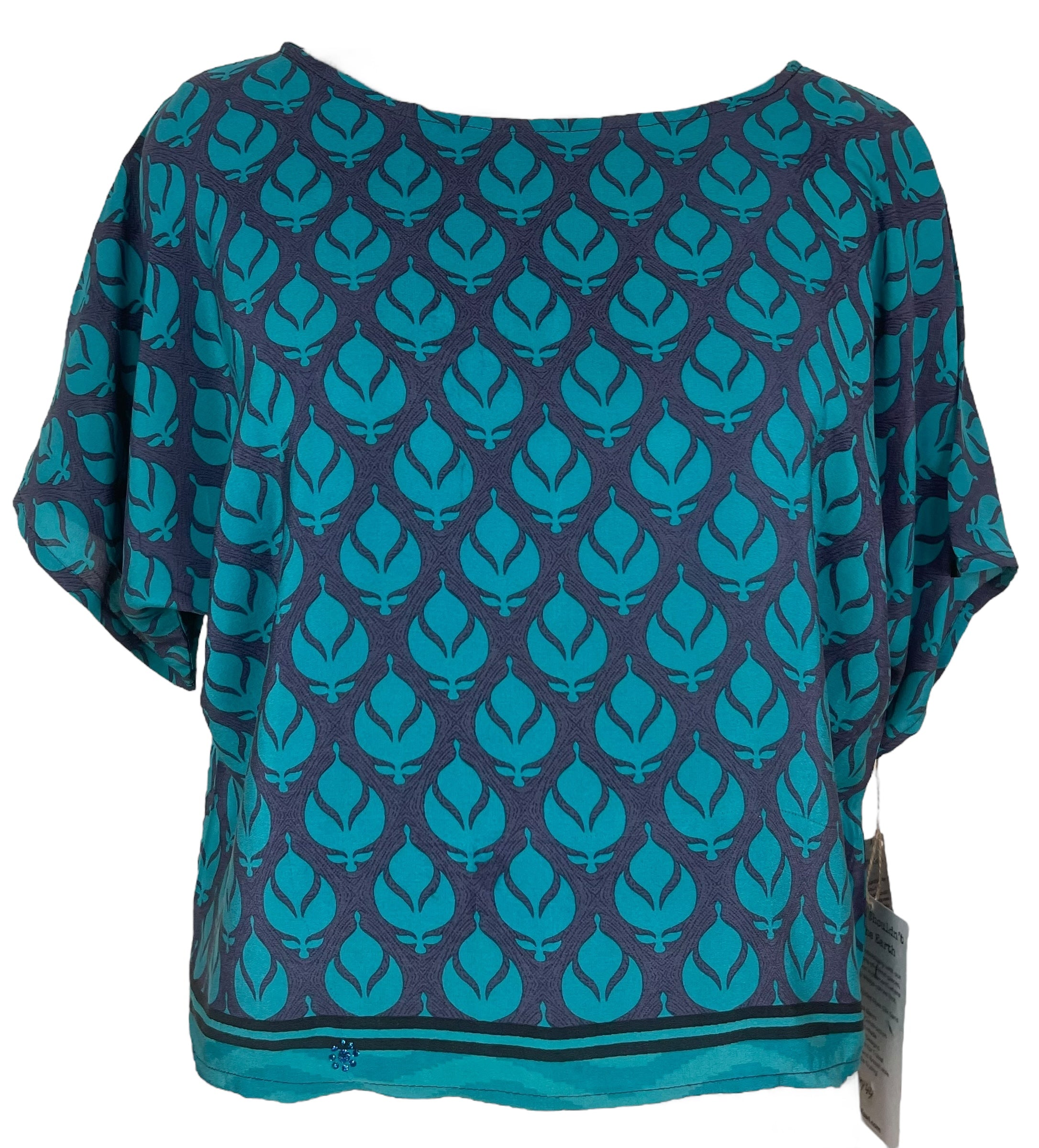 PRC7944 Avatar Pure Silk Boxy Top