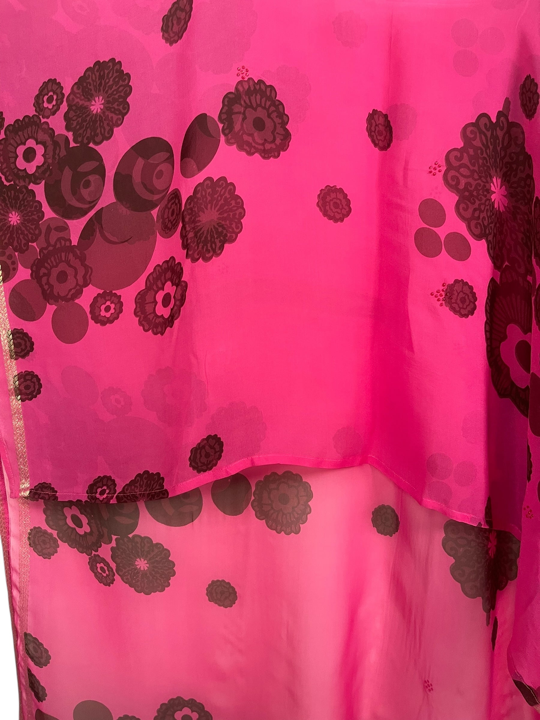 PRG8726 Sheer Avatar Pure Silk Hi Lo Top